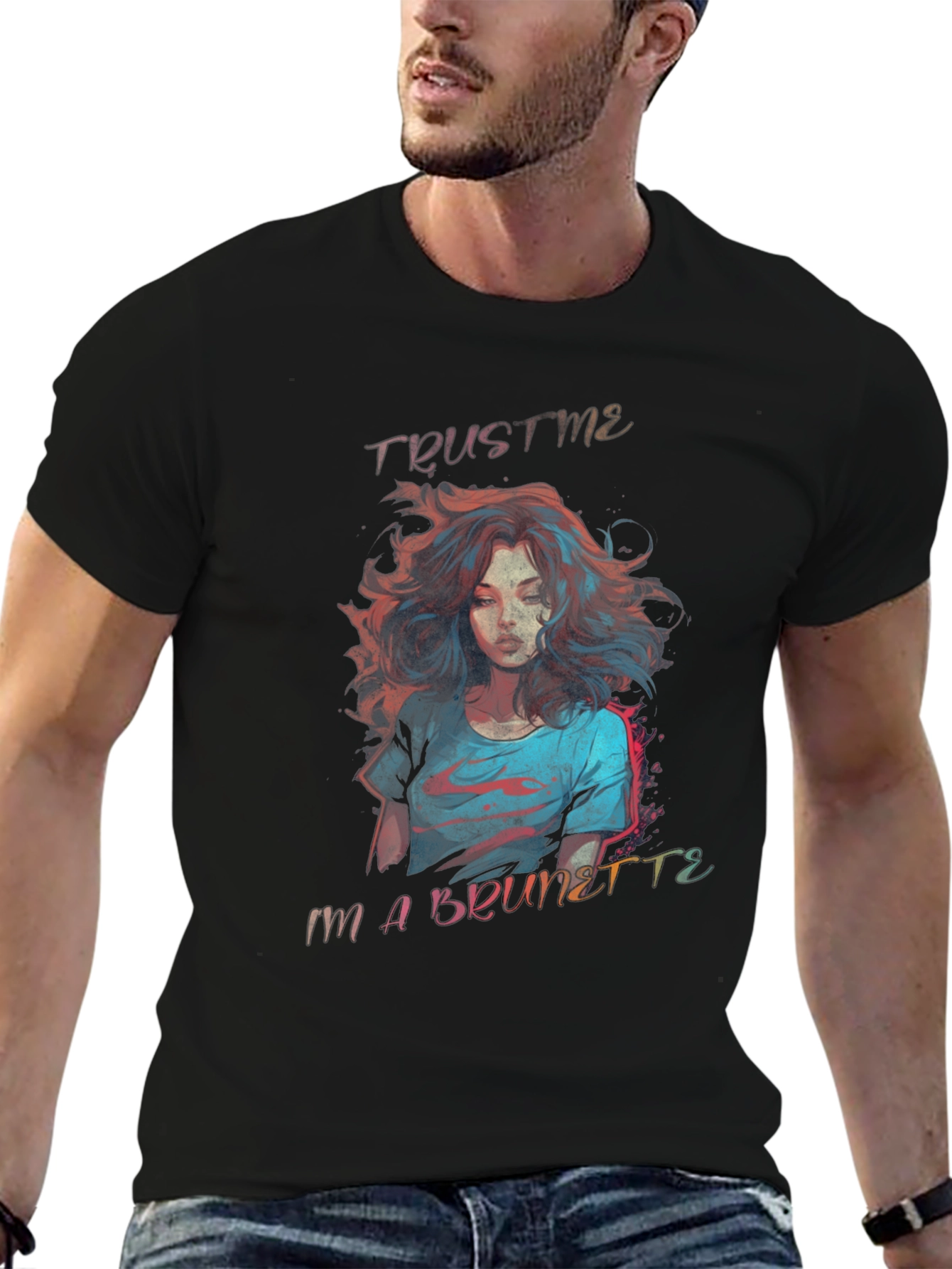 Trust Me Im a Brunette Graphic Tee