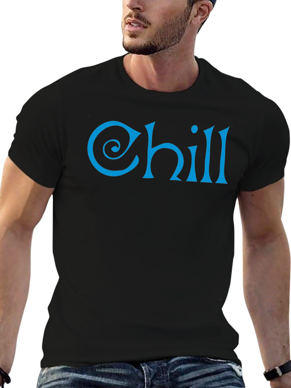 Chill Black T-Shirt - Cool & Comfortable Tee