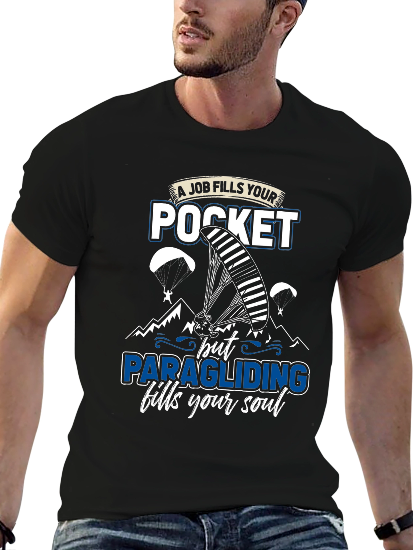 Paragliding Fills Your Soul Graphic T-Shirt