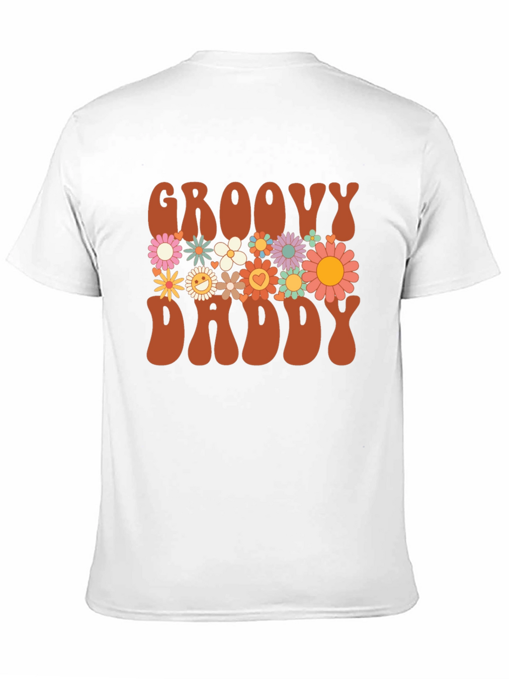 Groovy Daddy Floral Graphic T-Shirt