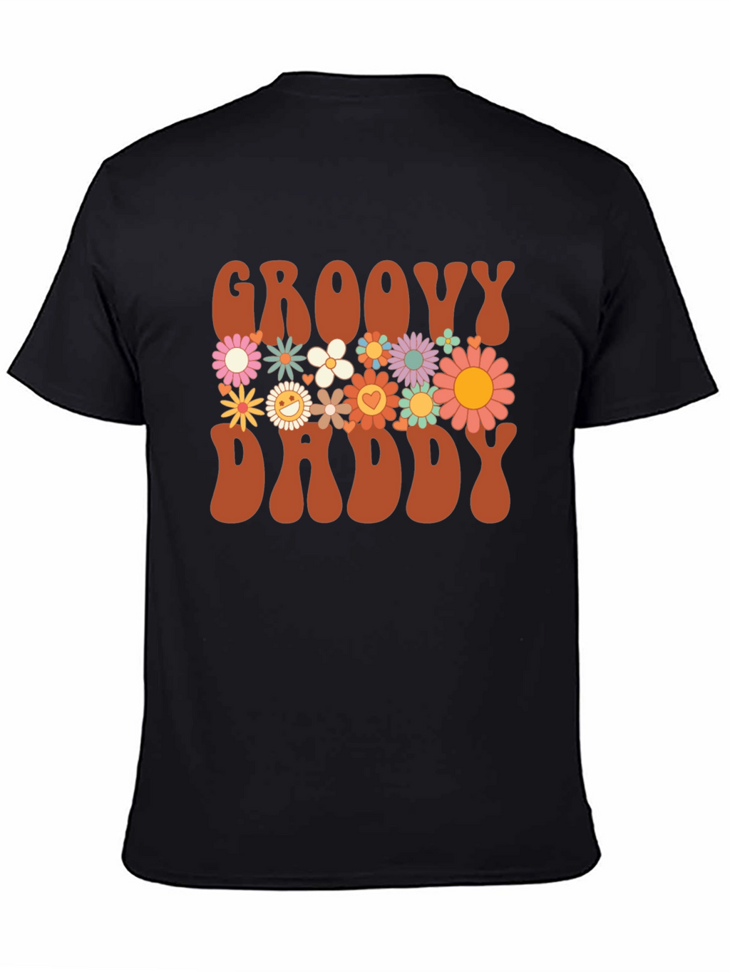 Groovy Daddy Floral Graphic T-Shirt