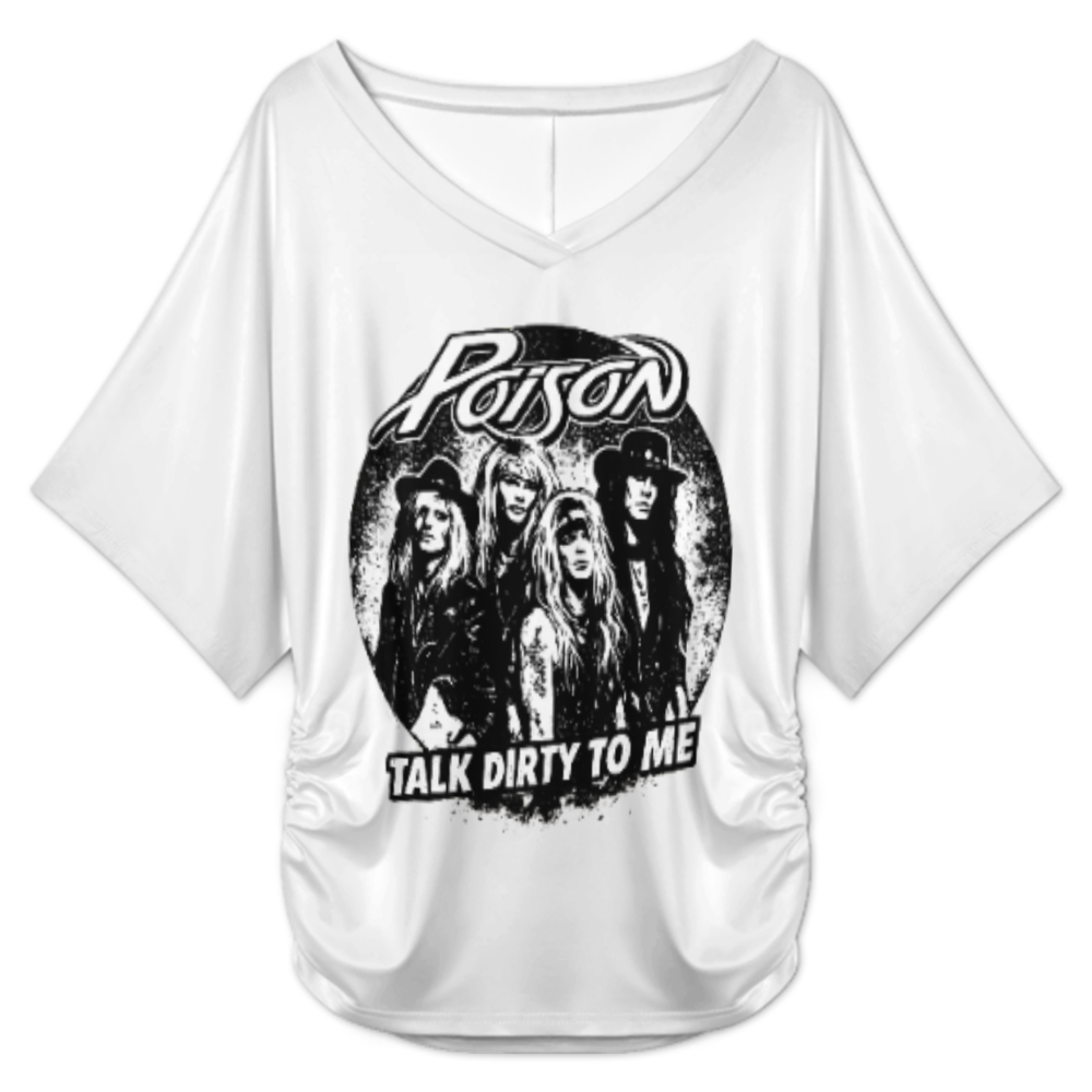 Poison Talk Dirty To Me Vintage Rock Band Graphic T-Shirt(z1083)