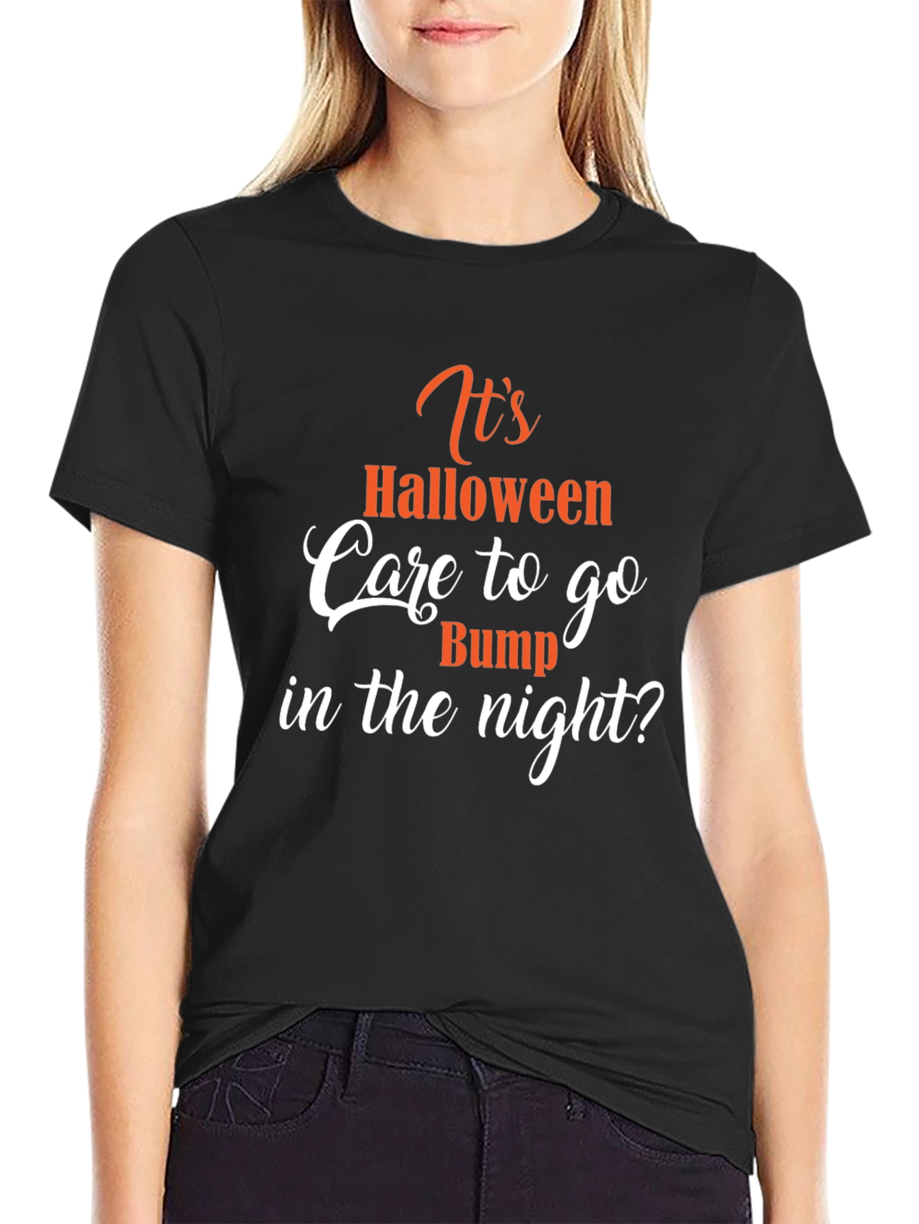 Halloween Tee: Care to go Bump in the Night?