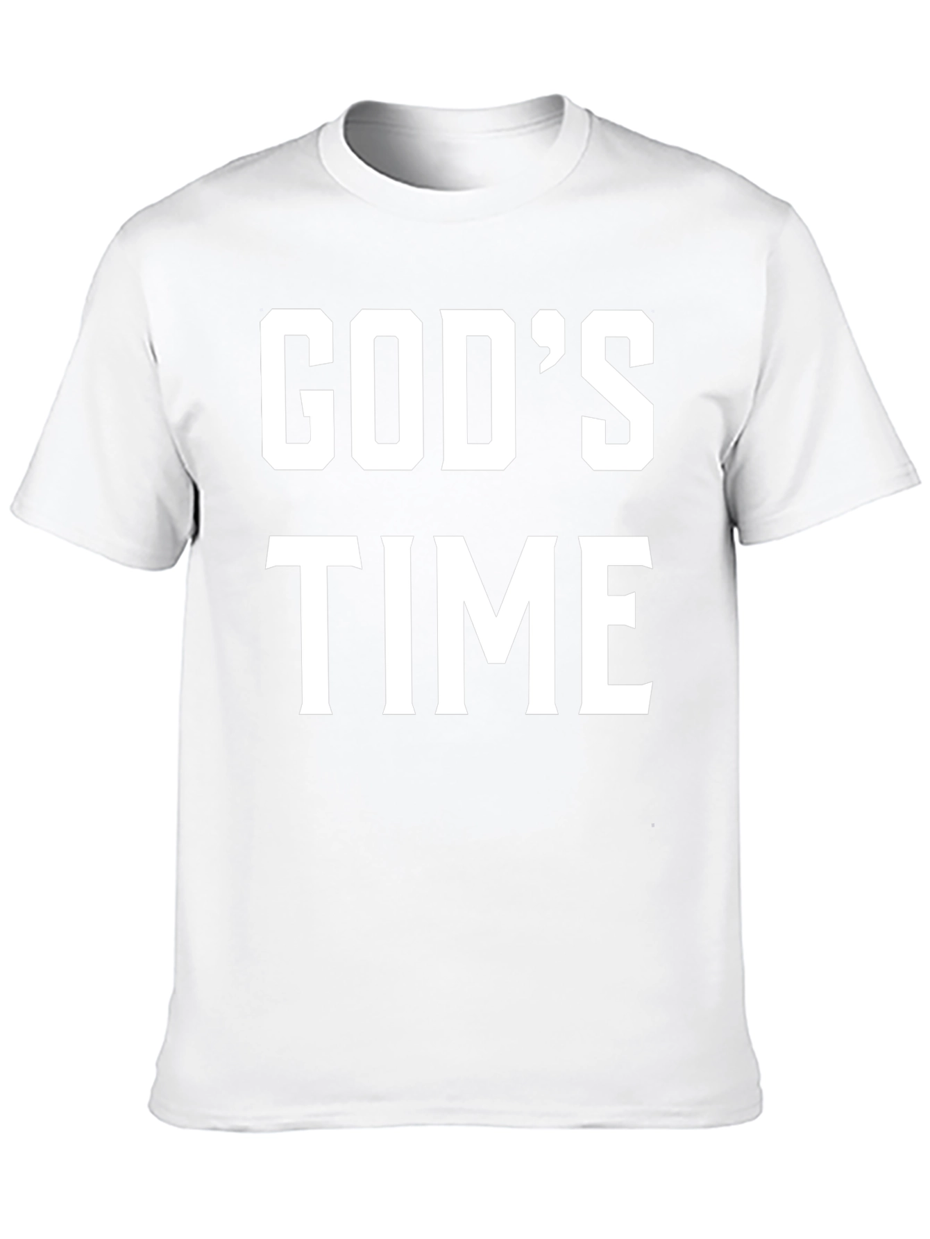 Gods Time Graphic T-Shirt - Black