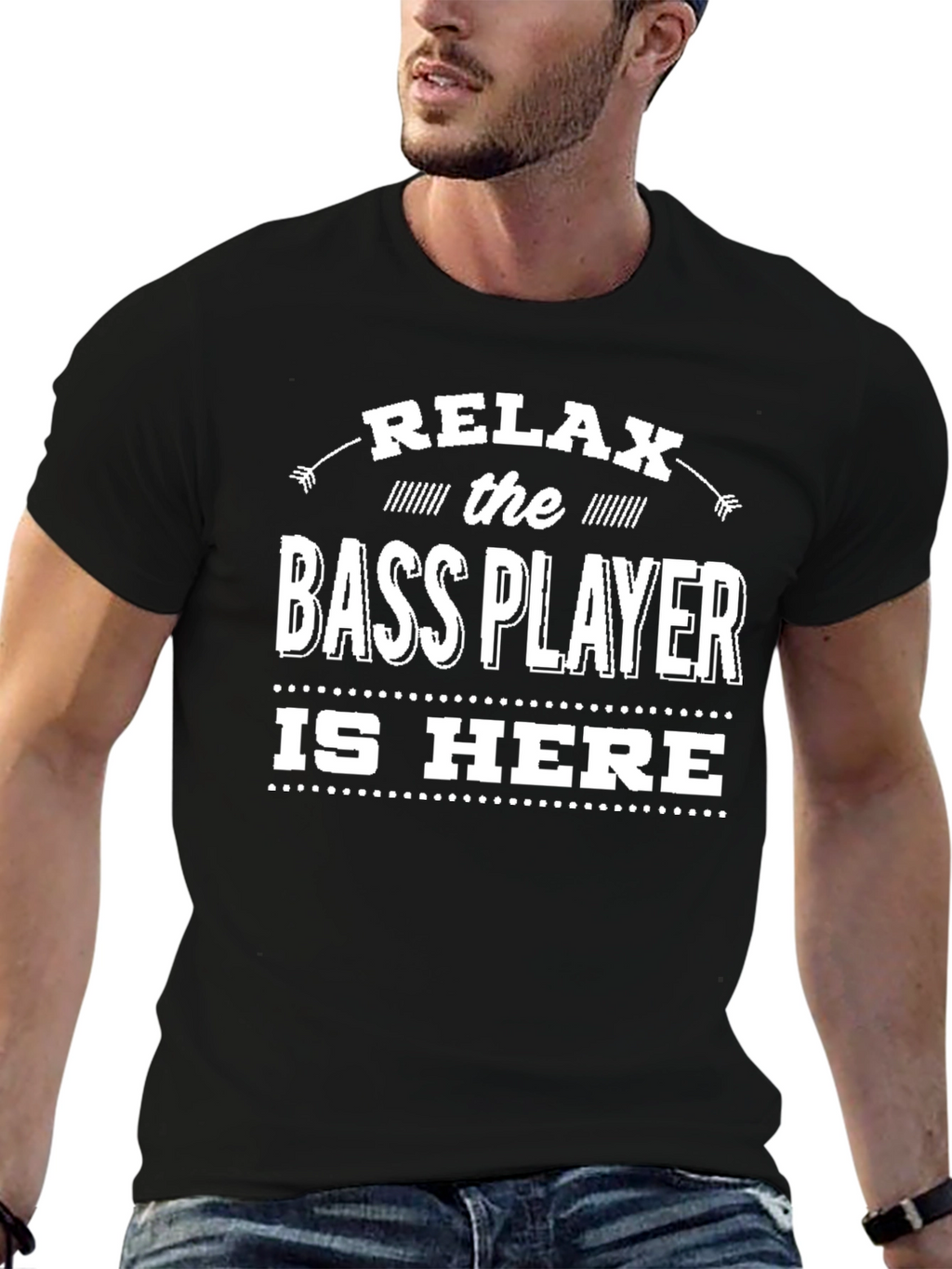 Relax Bass Player T-Shirt - Musician Humor Tee
