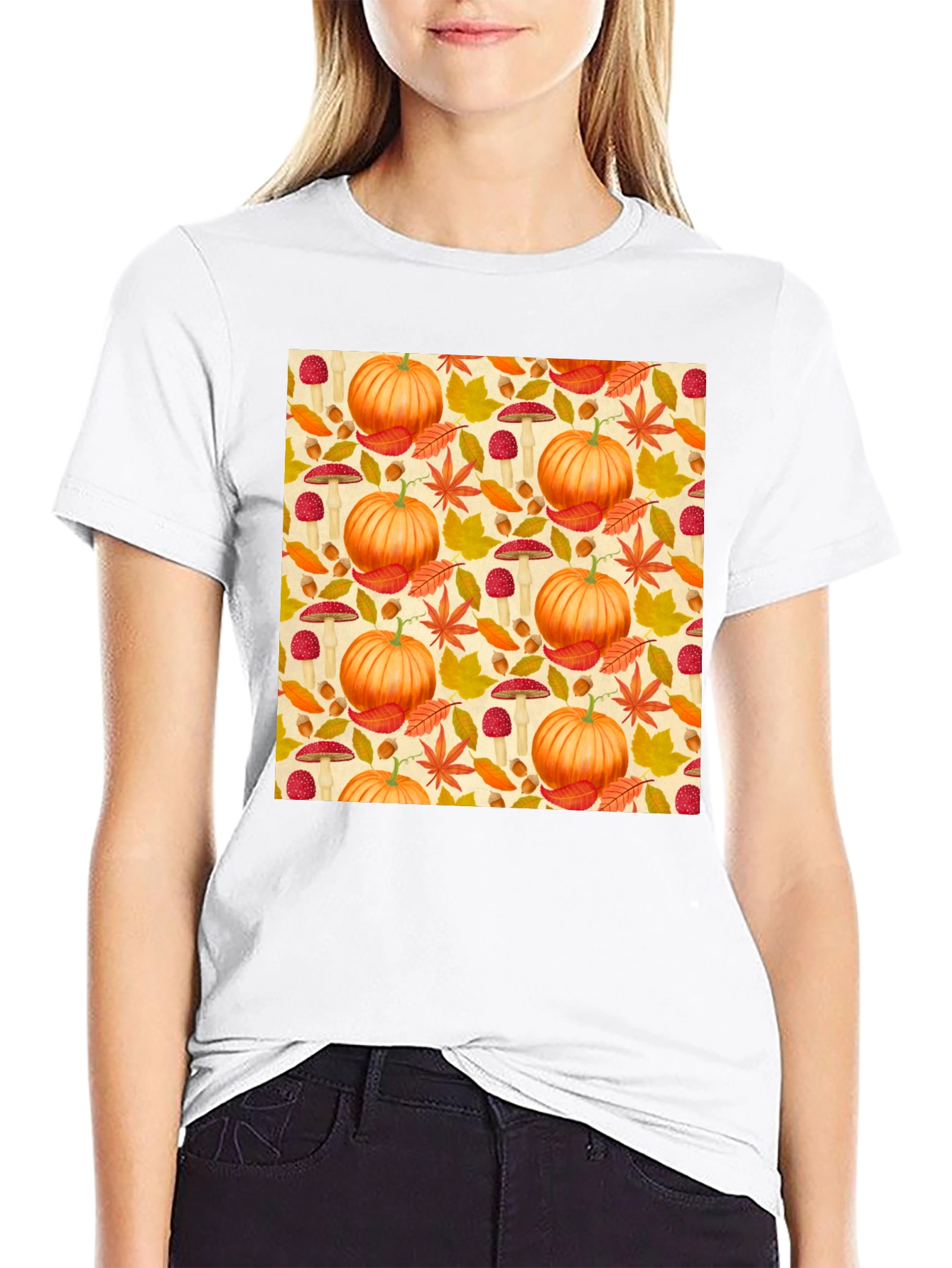 Autumn Harvest T-Shirt: Pumpkin Patch Design