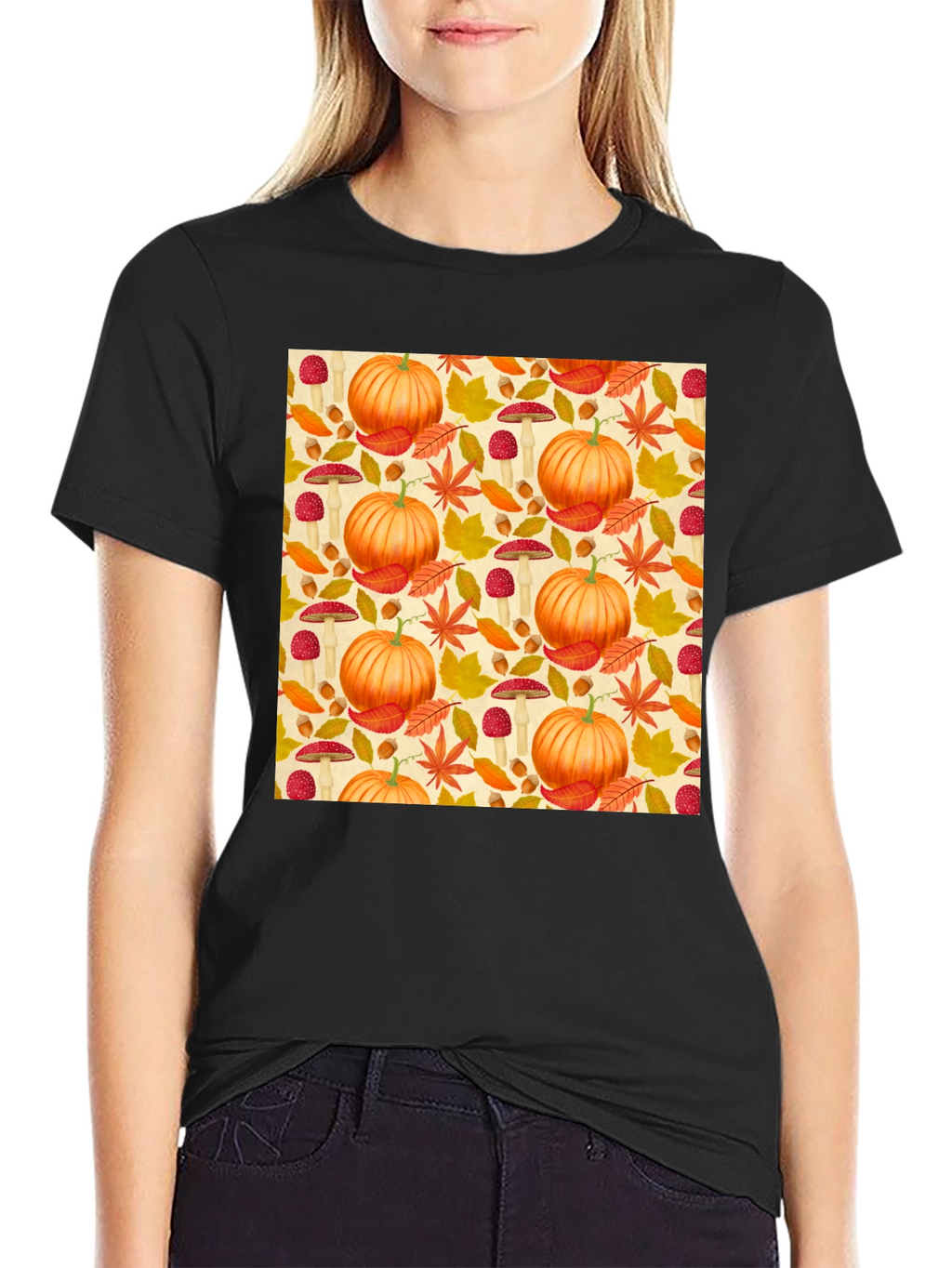 Autumn Harvest T-Shirt: Pumpkin Patch Design