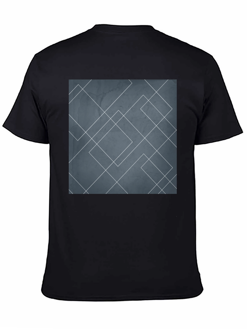 Geometric Lines Graphic Tee - Modern Style