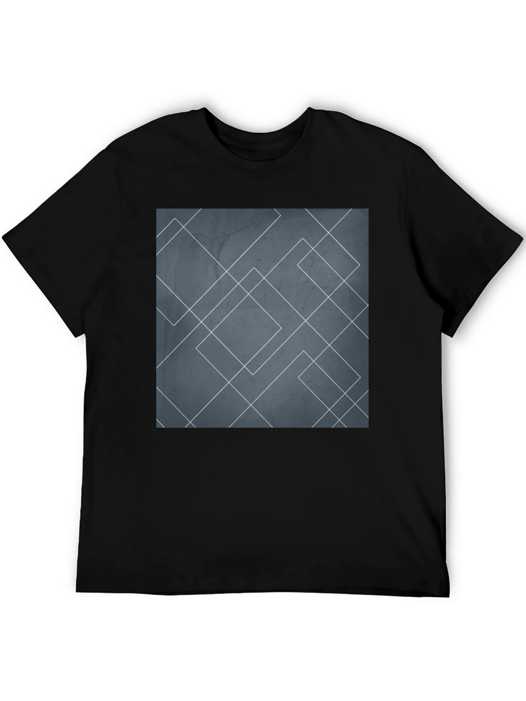 Geometric Lines Graphic Tee - Modern Style