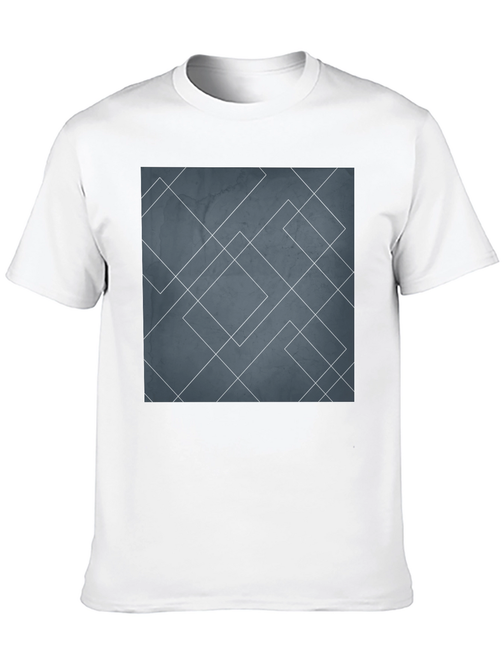 Geometric Lines Graphic Tee - Modern Style