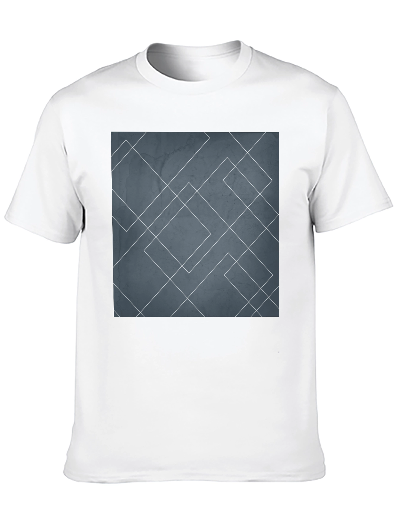 Geometric Lines Graphic Tee - Modern Style