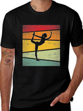 Yoga Pose Retro T-Shirt