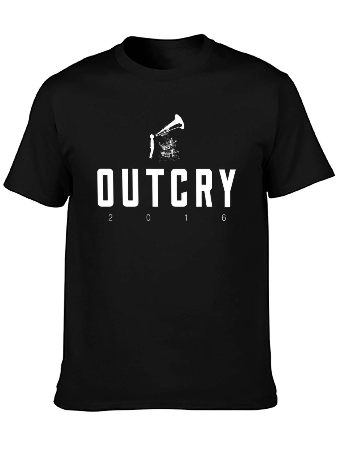 Outcry 2016 Black Graphic Tee