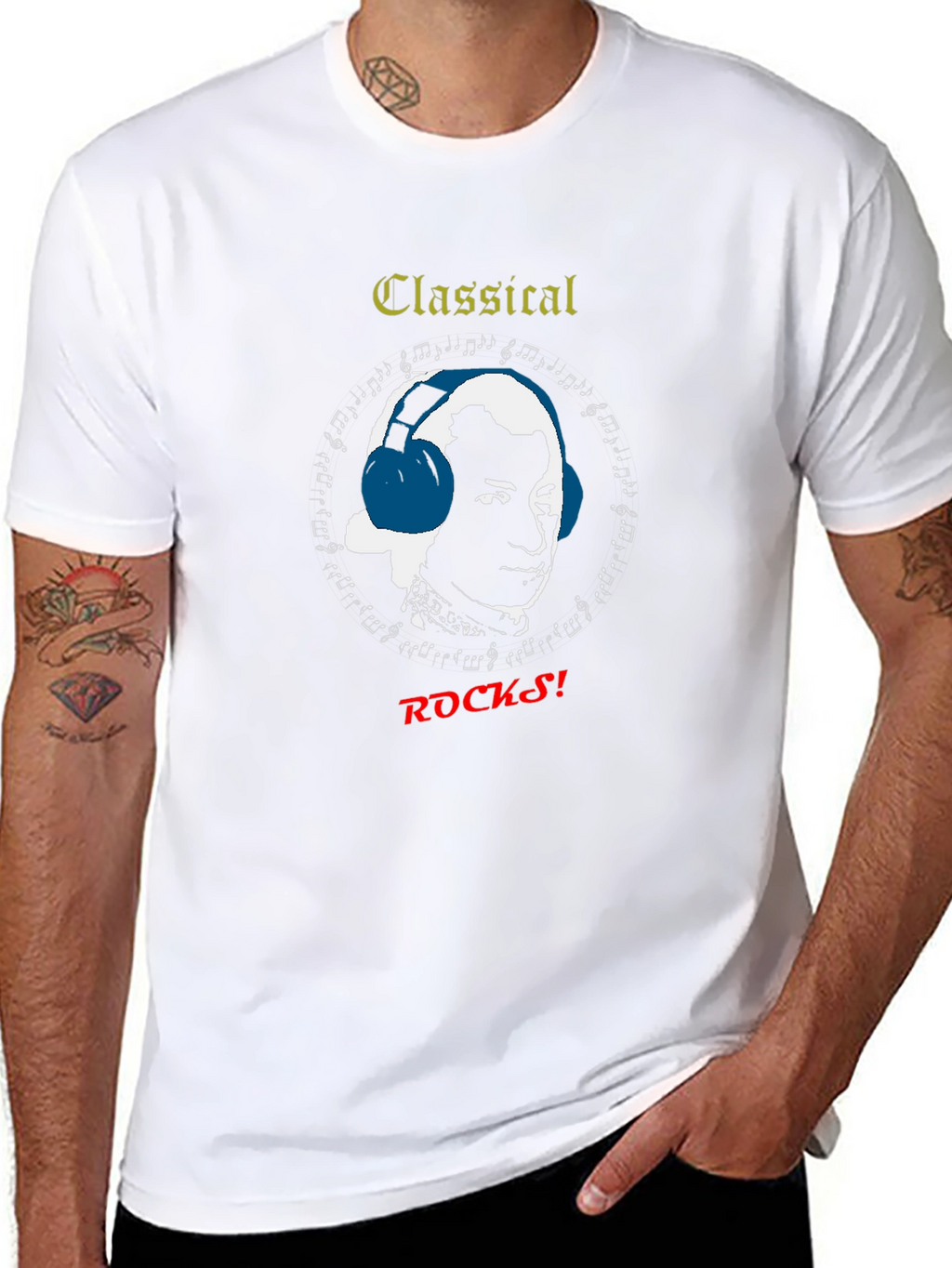Classical Rocks Mozart T-Shirt