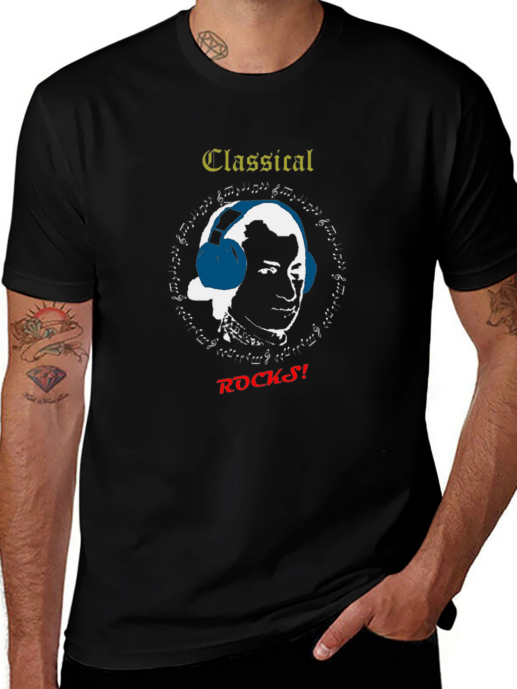 Classical Rocks Mozart T-Shirt