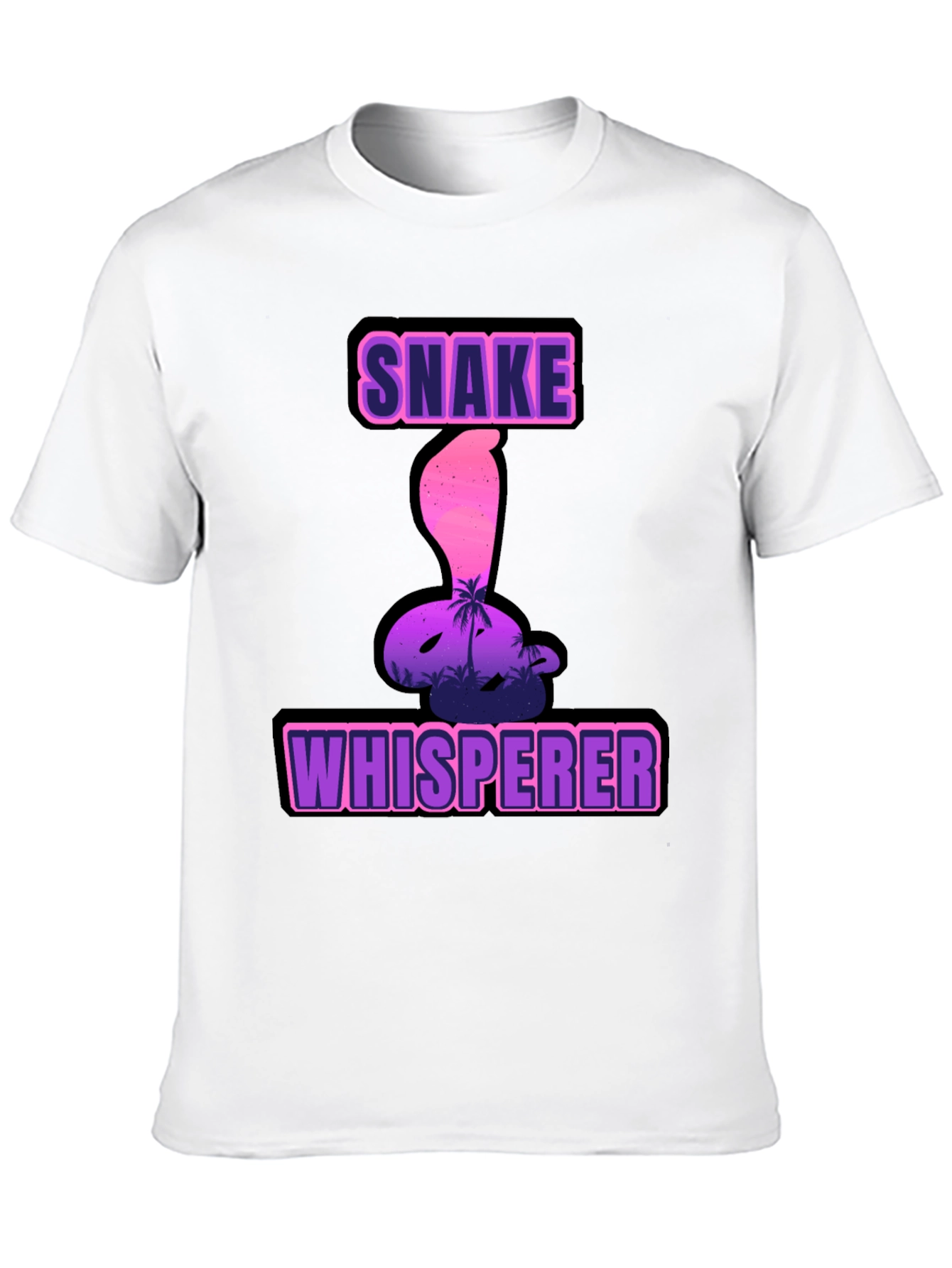 Snake Whisperer Graphic Tee - Mens Black T-Shirt
