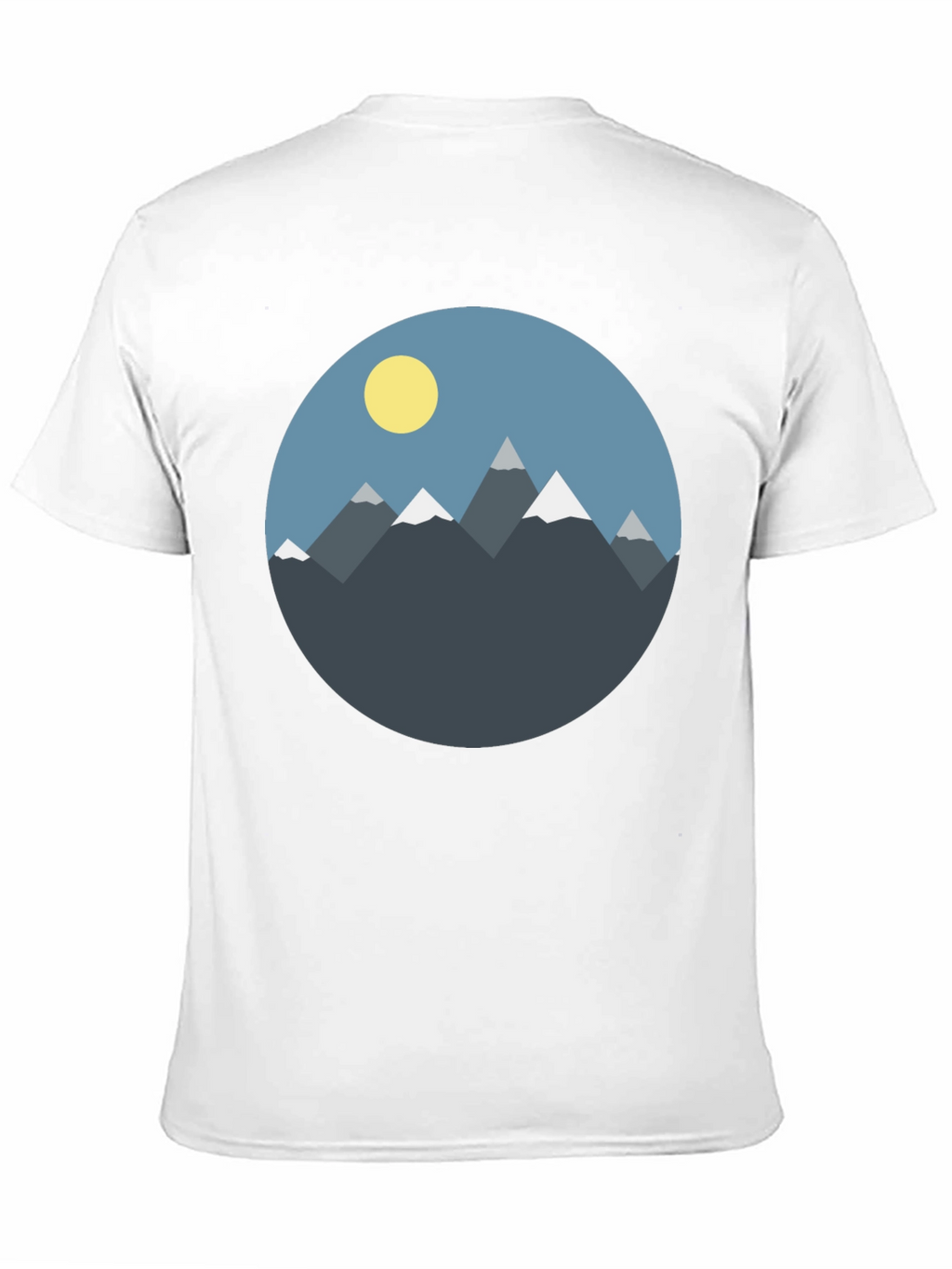 Mountain Graphic Tee - Mens Black Casual Shirt