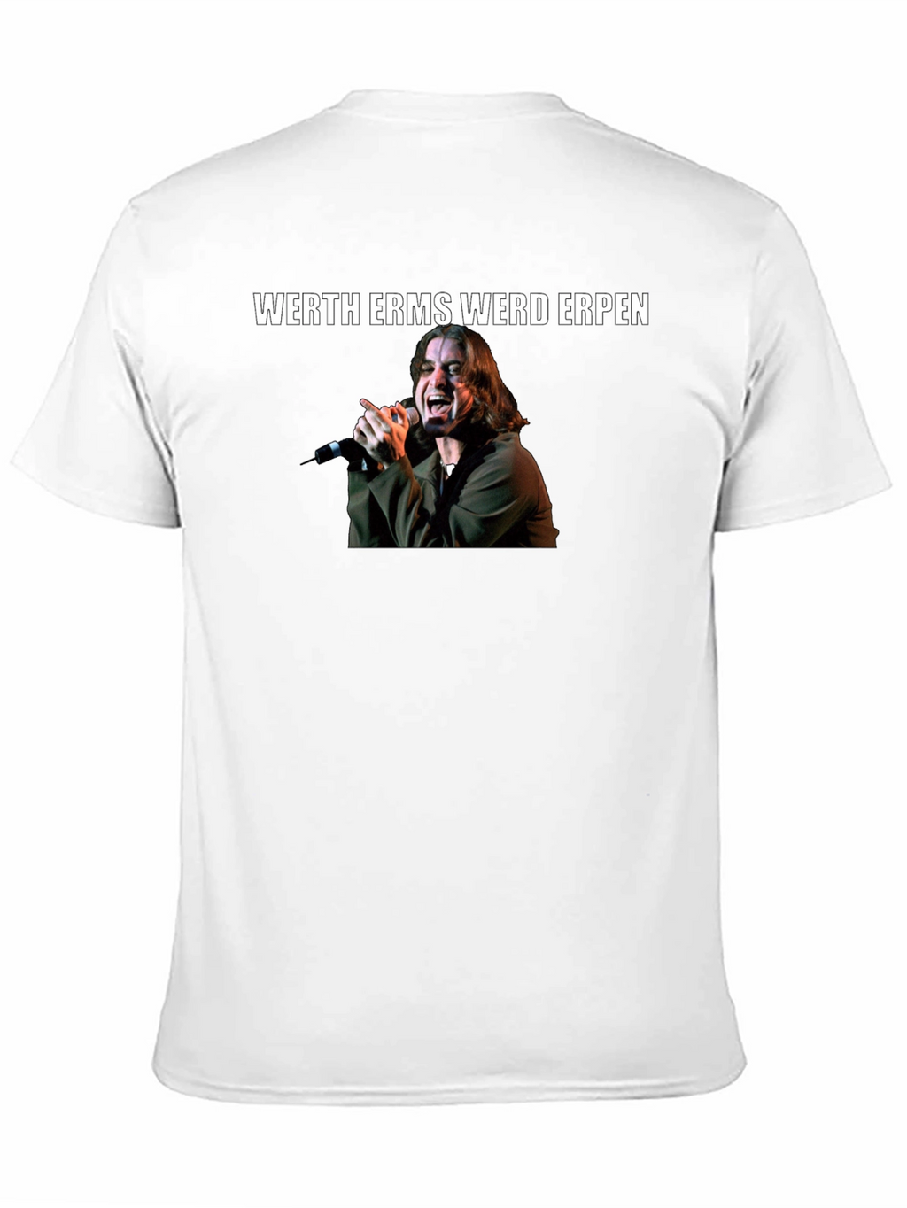 Werth Erms Werd Erpen Black Graphic Tee