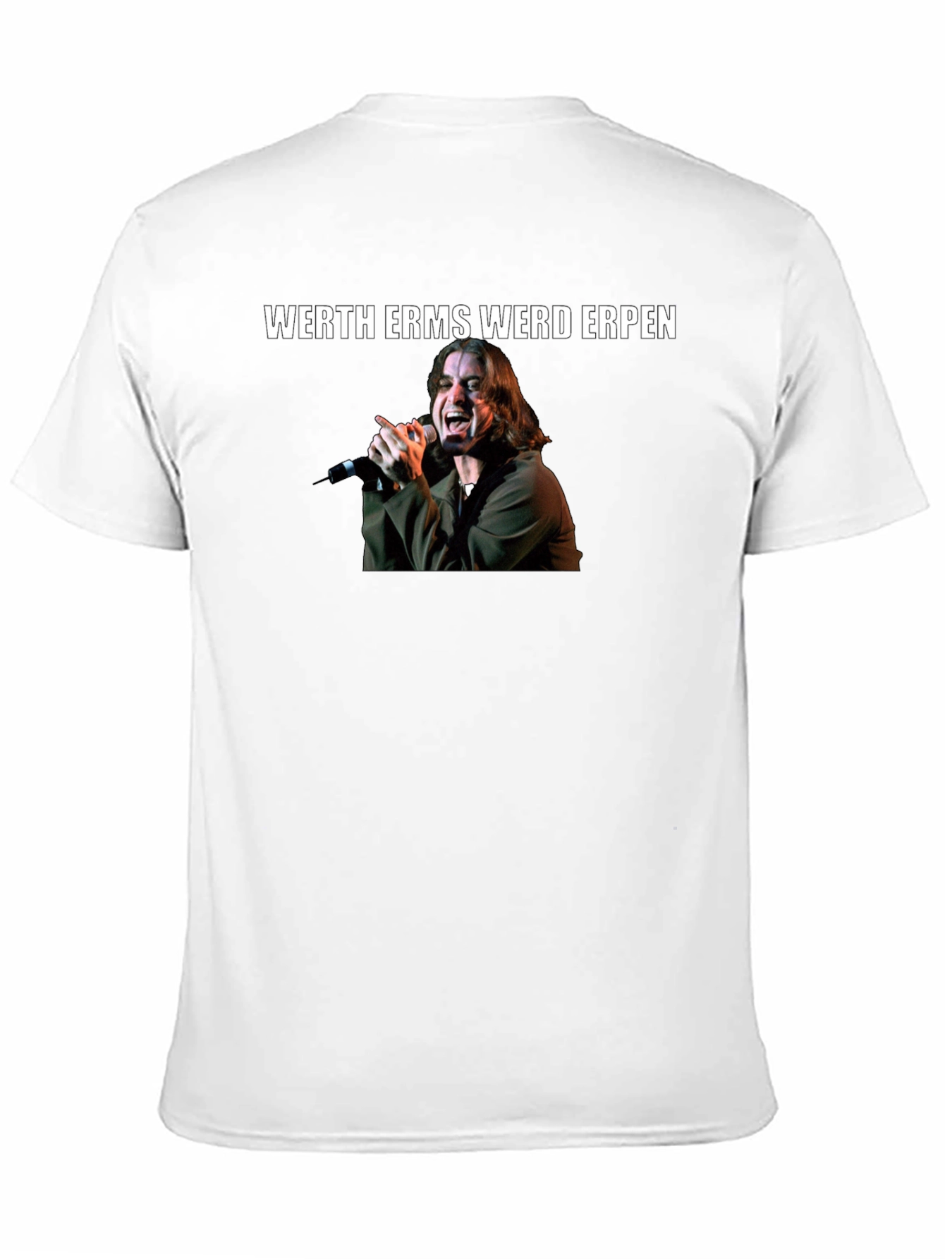 Werth Erms Werd Erpen Black Graphic Tee
