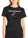 Werth Erms Werd Erpen Black Graphic Tee