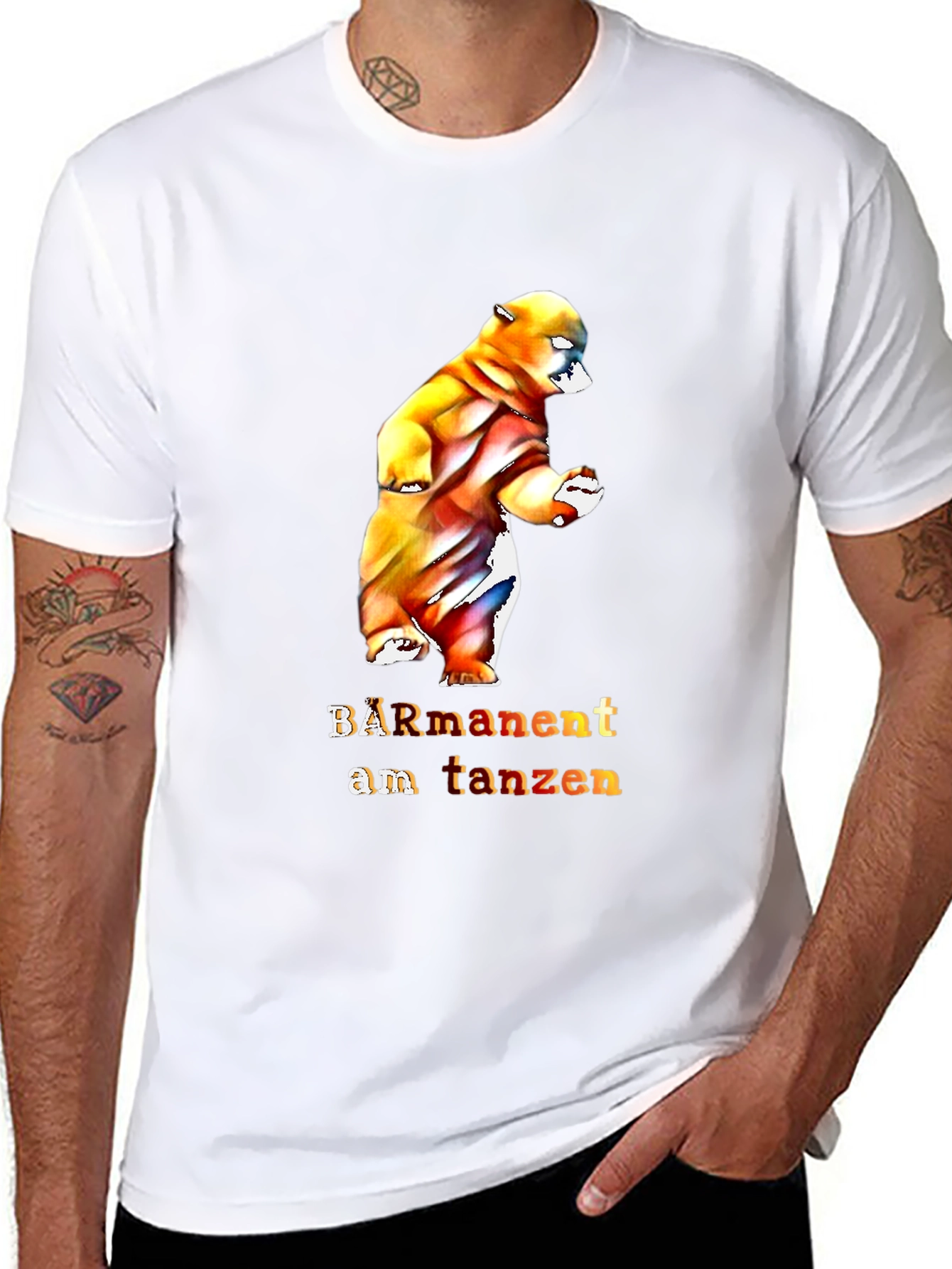 BÄRmanent am tanzen Bear Graphic Tee