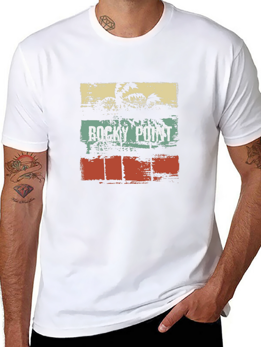 Rocky Point Retro Graphic T-Shirt