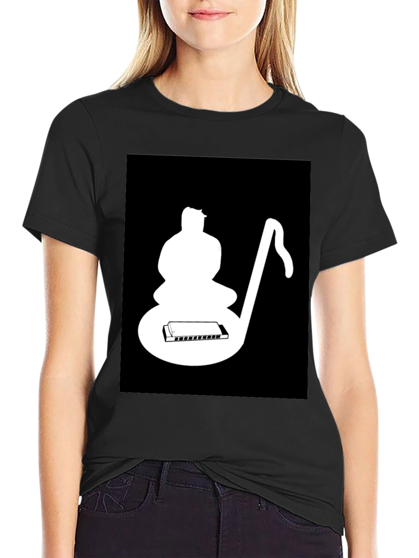 Musical Meditation Black T-Shirt