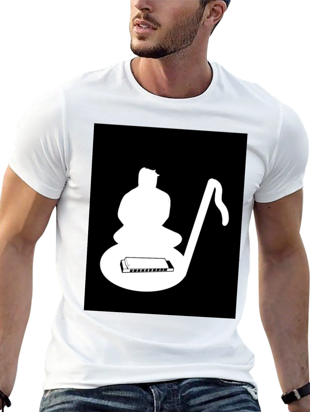 Musical Meditation Black T-Shirt