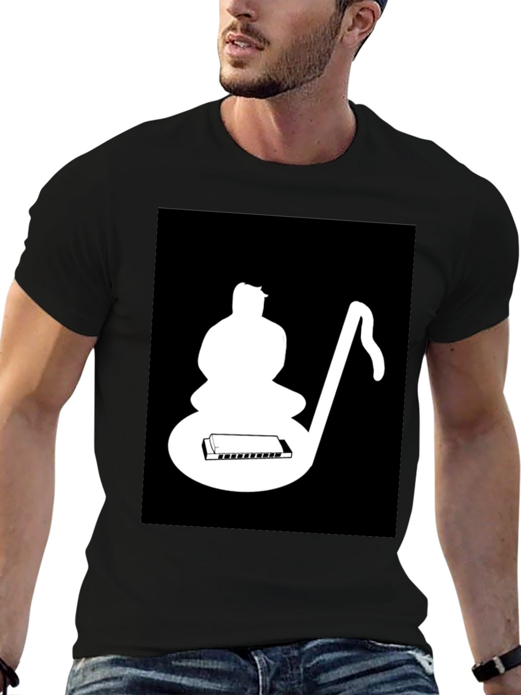 Musical Meditation Black T-Shirt