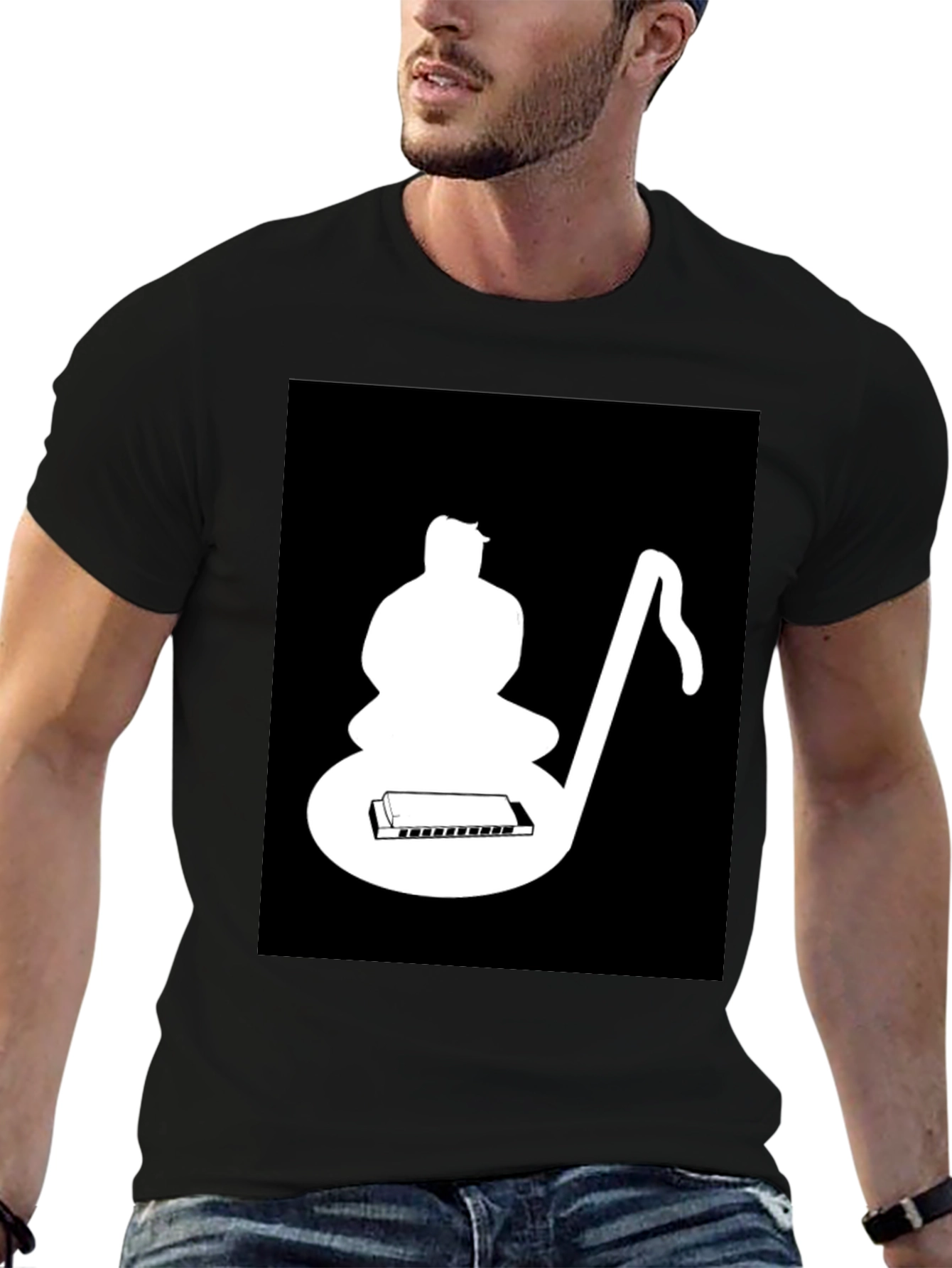 Musical Meditation Black T-Shirt