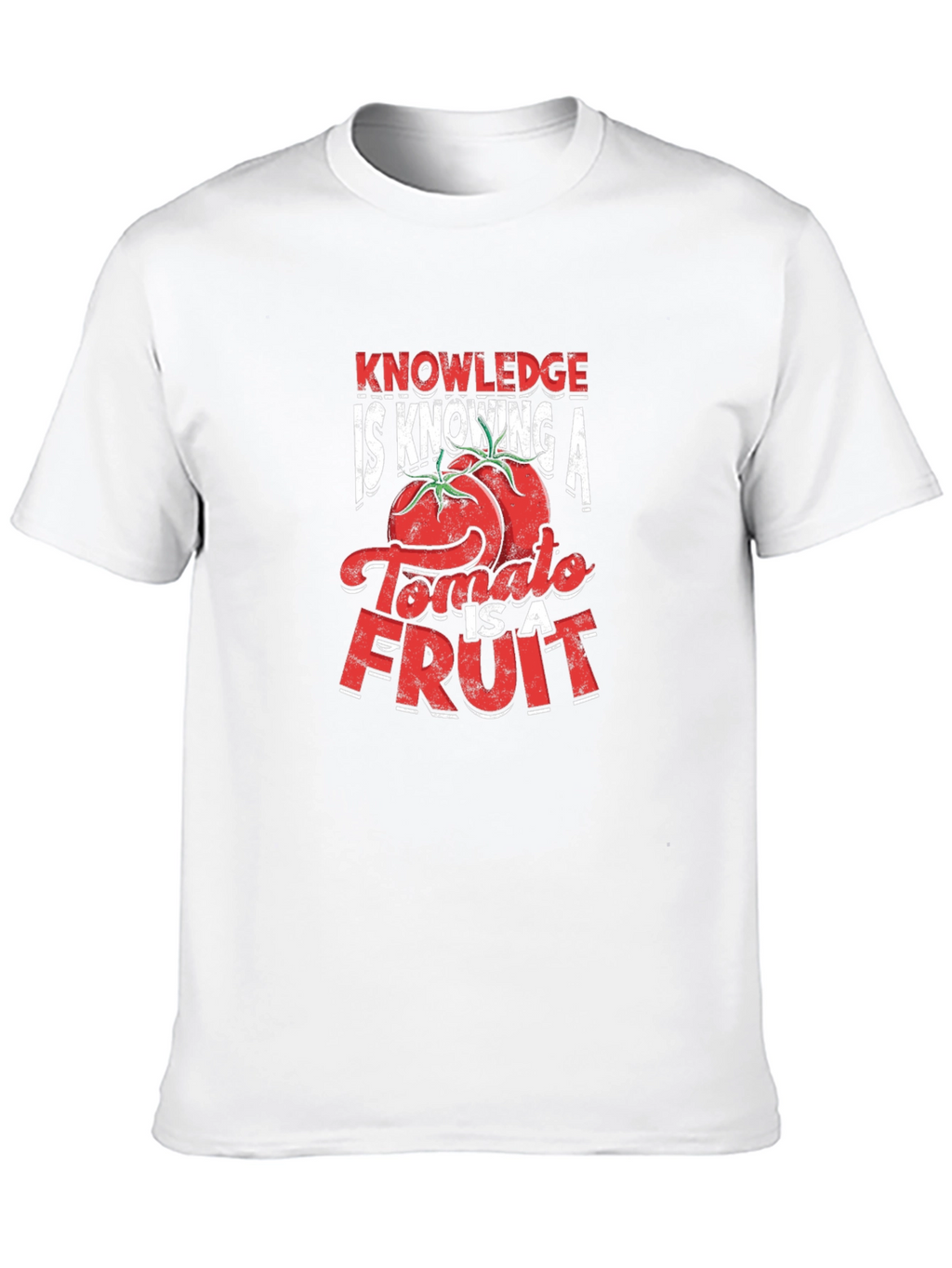 Tomato is a Fruit T-Shirt - Knowledge is Knowing