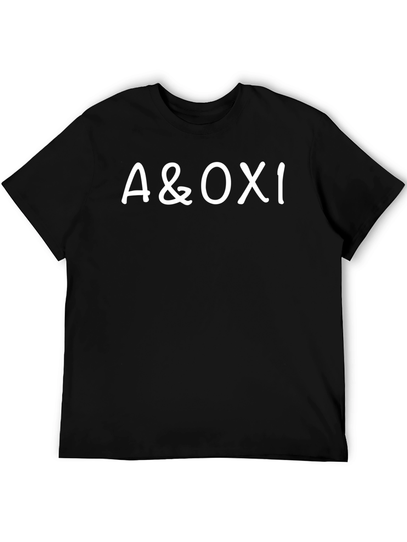 A&OXI Black T-Shirt Casual Wear