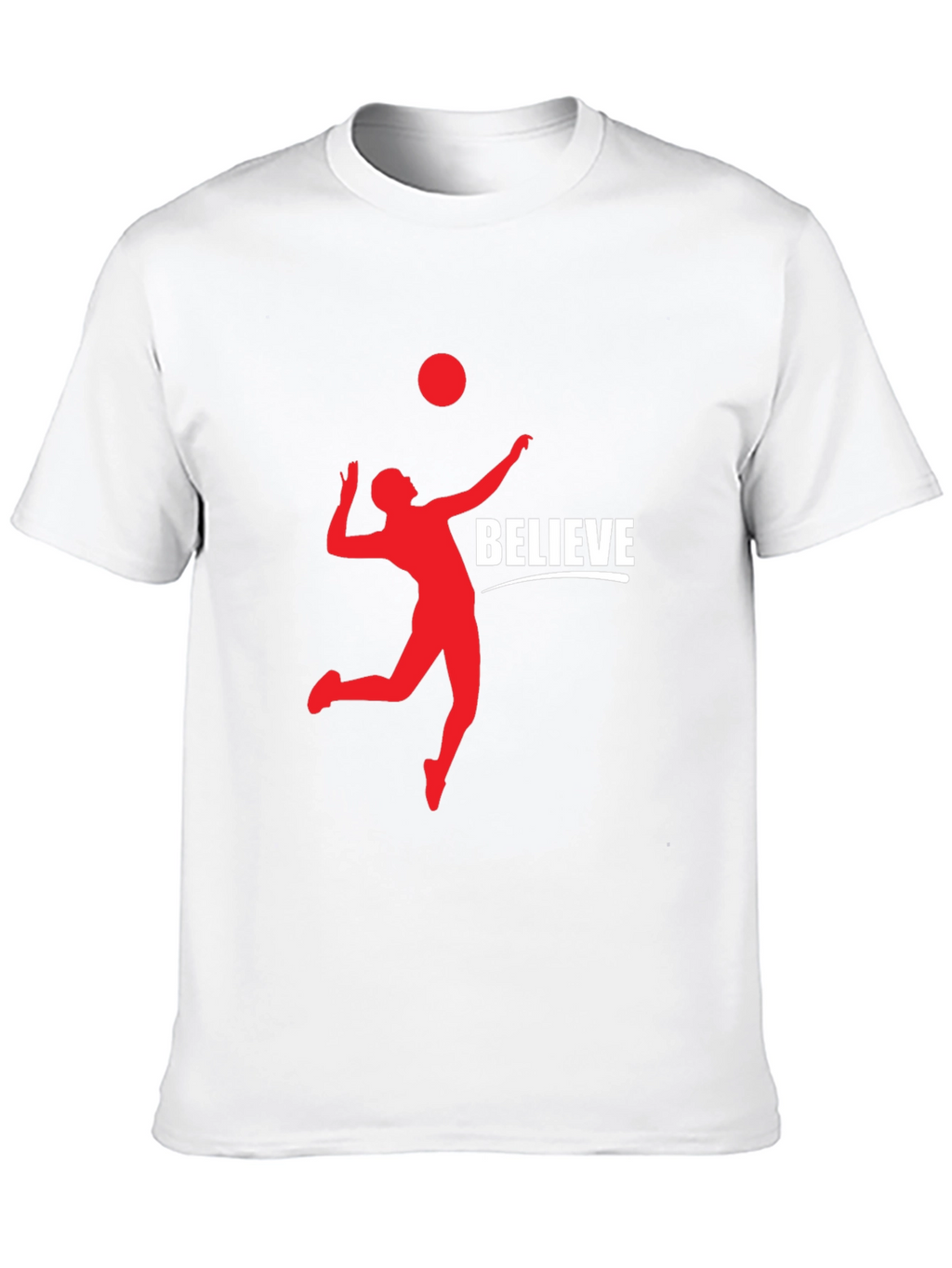Believe Volleyball Graphic Tee - Stylish & Comfortable