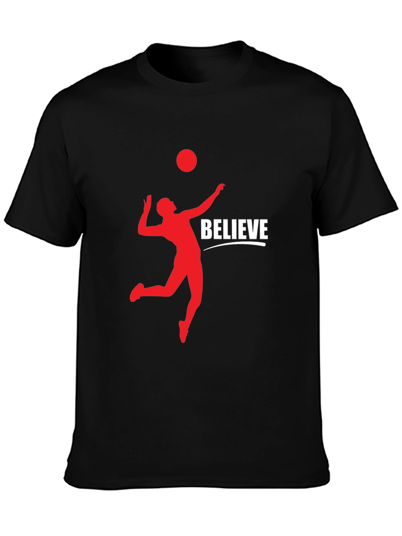 Believe Volleyball Graphic Tee - Stylish & Comfortable