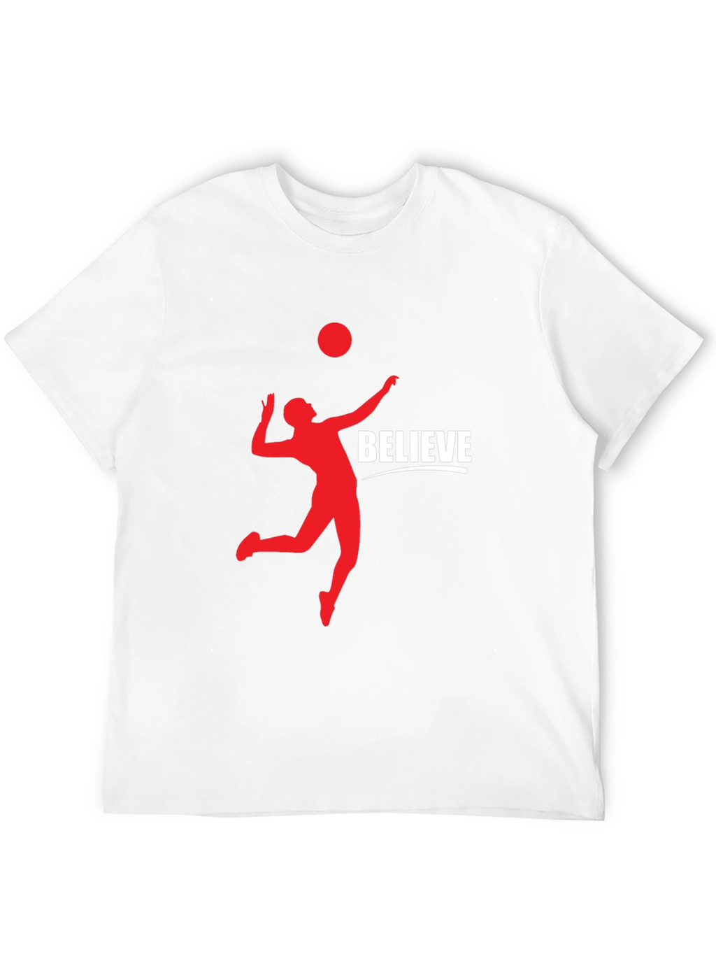Believe Volleyball Graphic Tee - Stylish & Comfortable