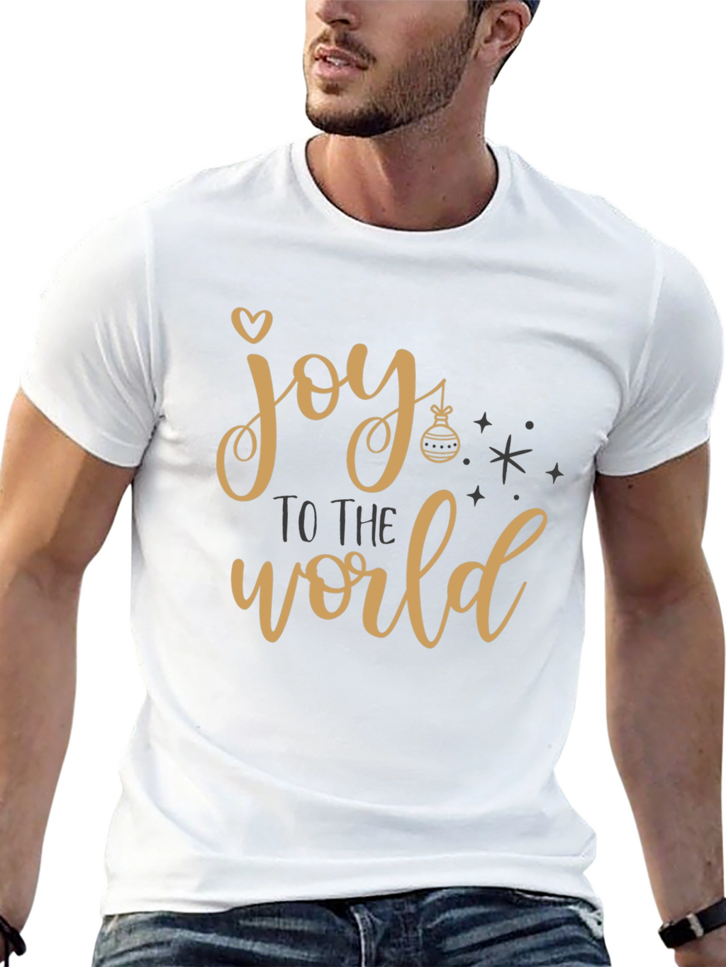 Joy to the World Christmas Graphic Tee