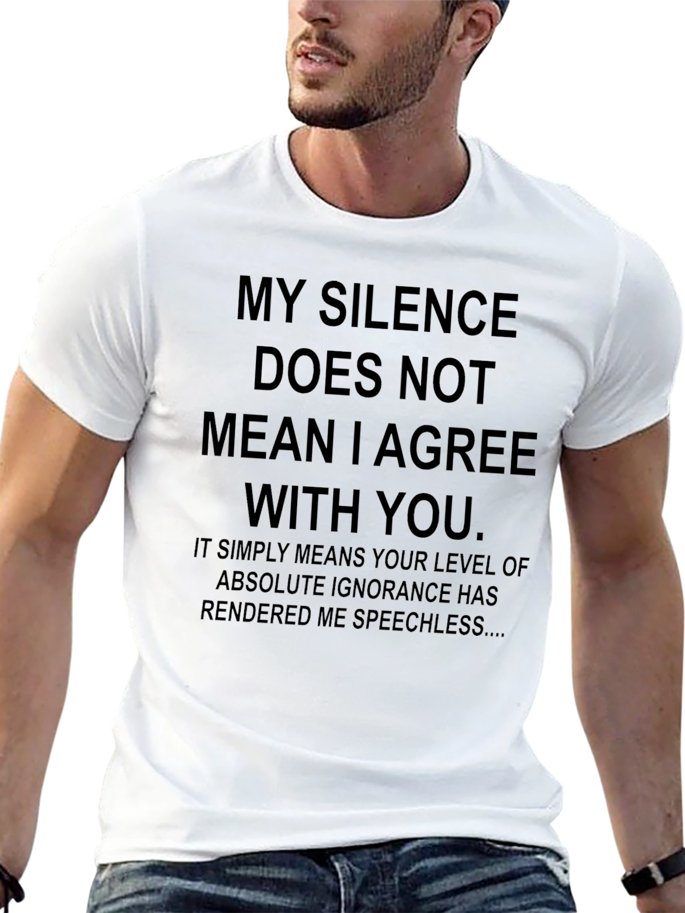 Silence Means Speechless Funny T-Shirt