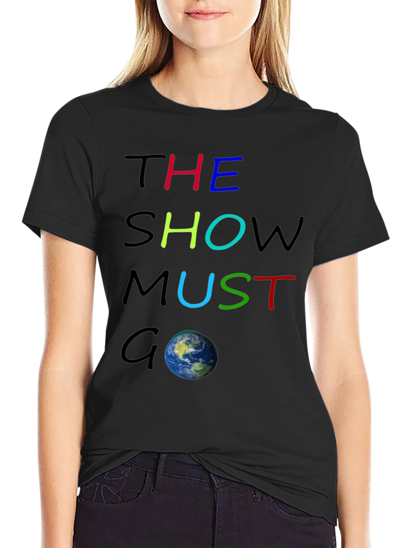 The Show Must Go On Graphic Tee