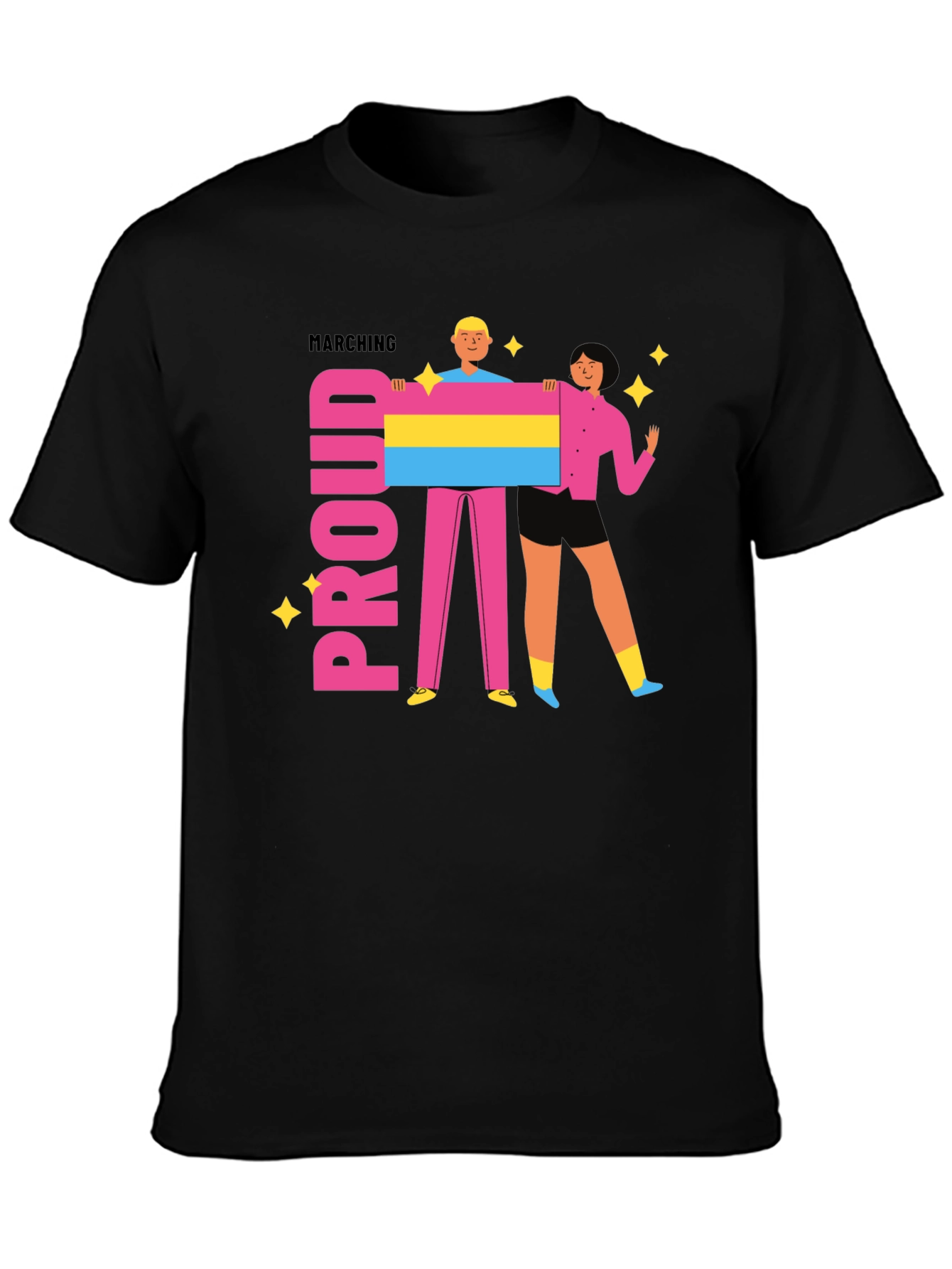 Proud Marching Pansexual Pride T-Shirt