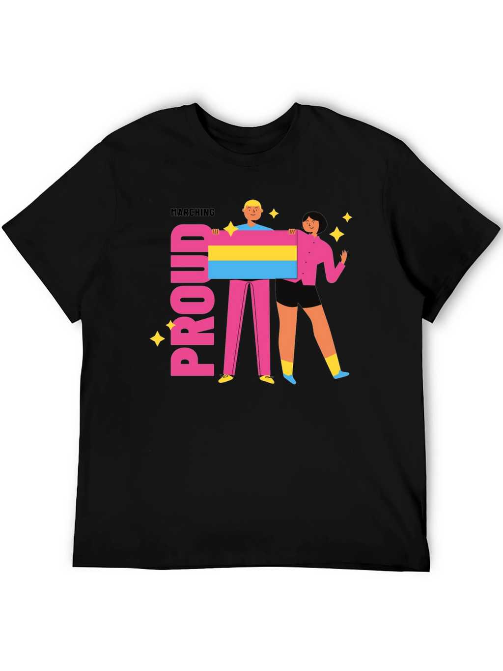 Proud Marching Pansexual Pride T-Shirt