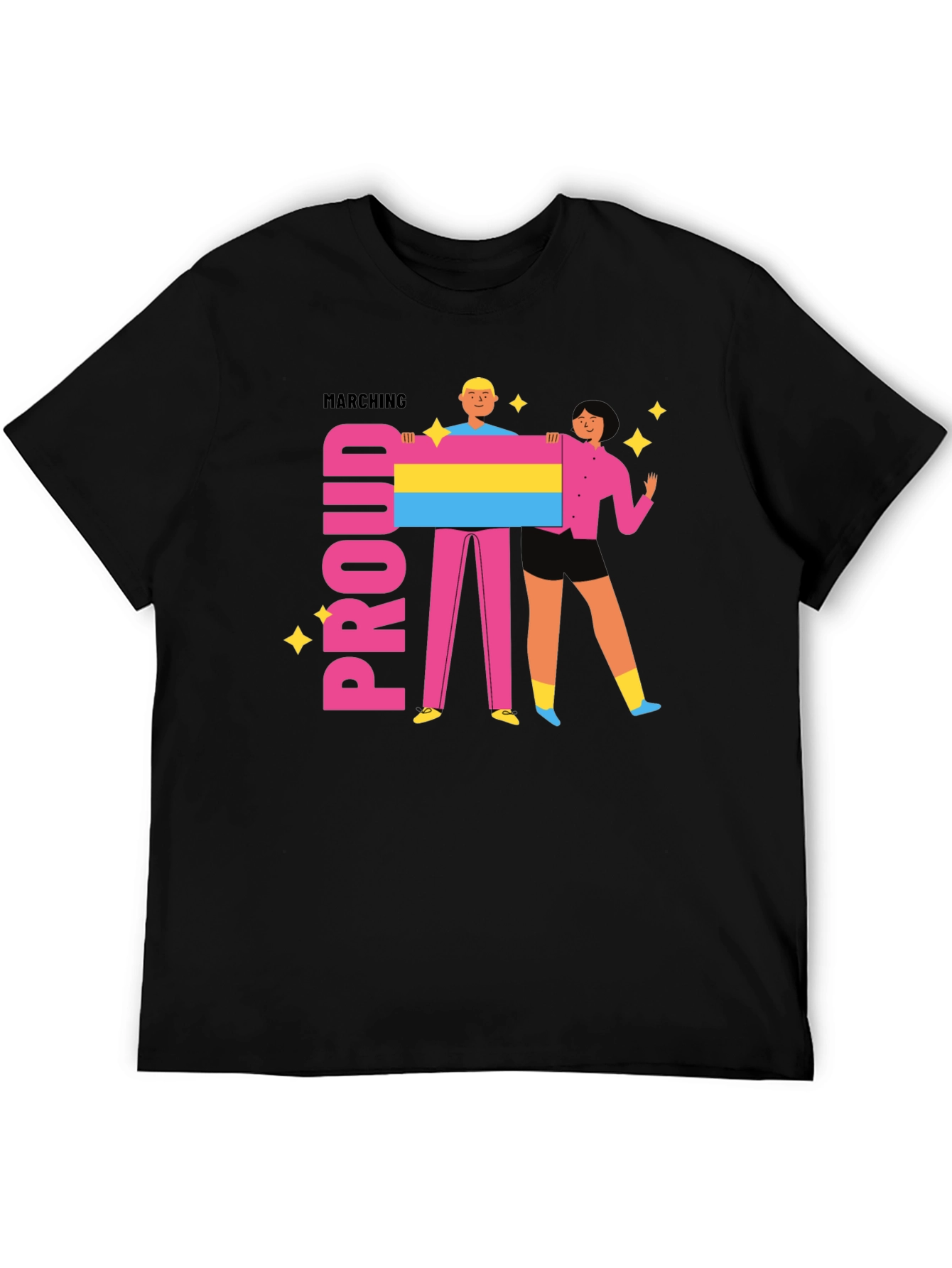 Proud Marching Pansexual Pride T-Shirt