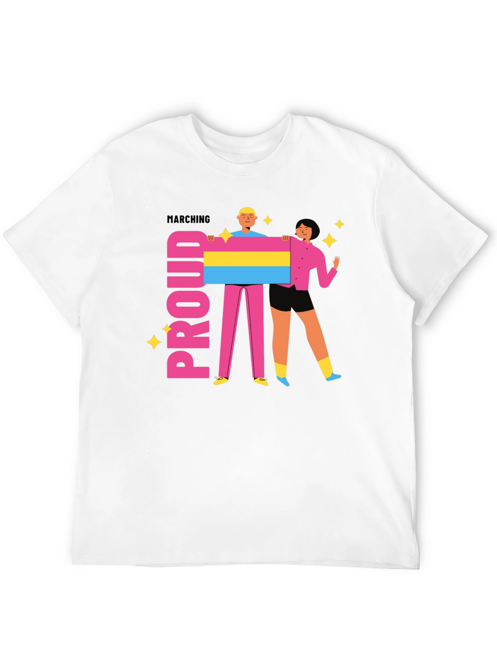 Proud Marching Pansexual Pride T-Shirt