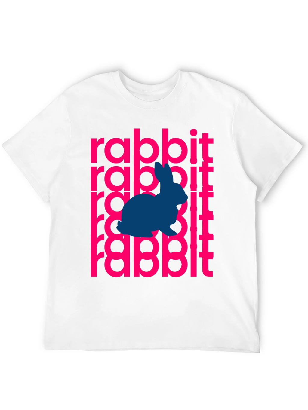 Rabbit Graphic T-Shirt - Mens Black Tee