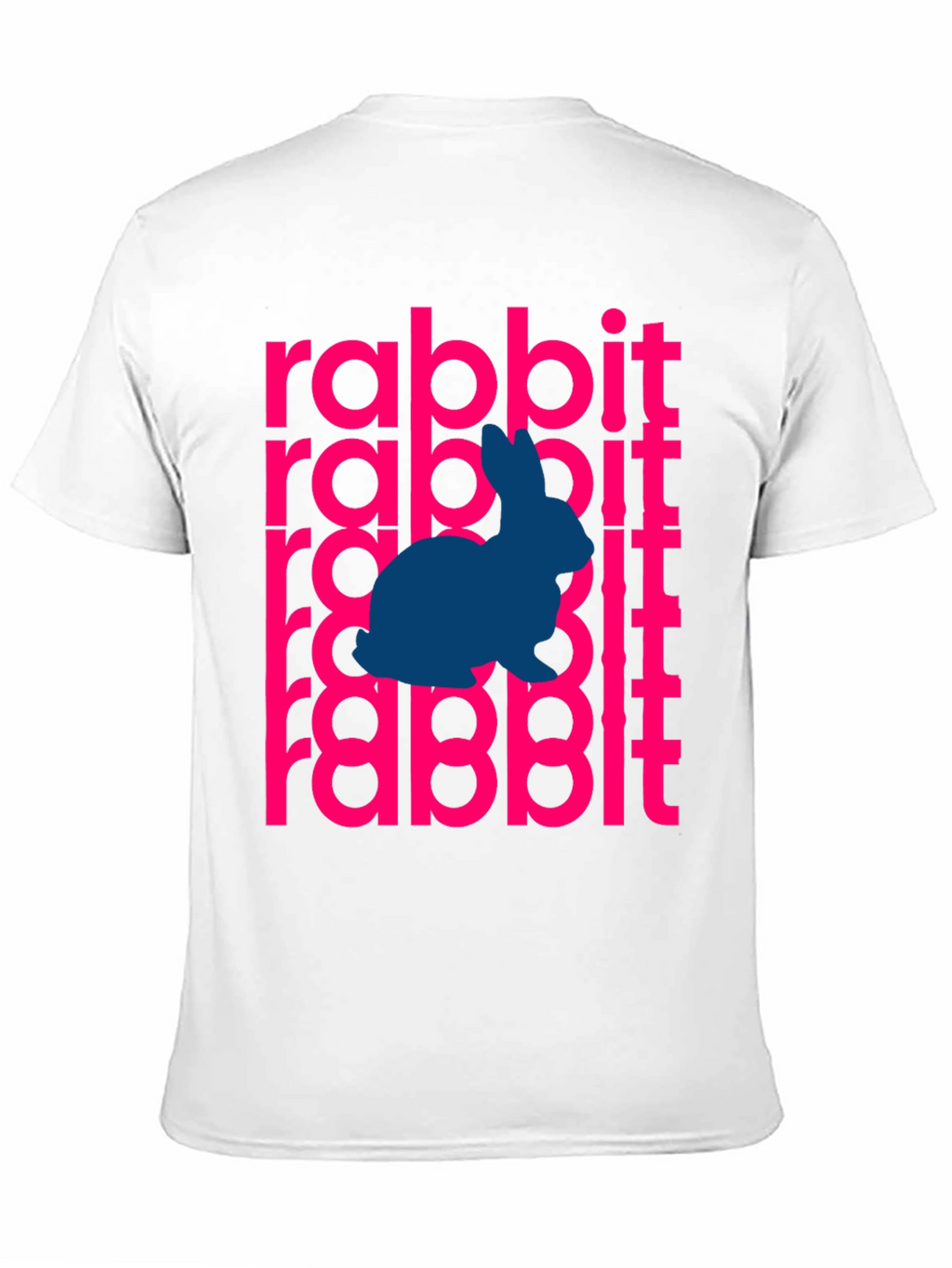 Rabbit Graphic T-Shirt - Mens Black Tee
