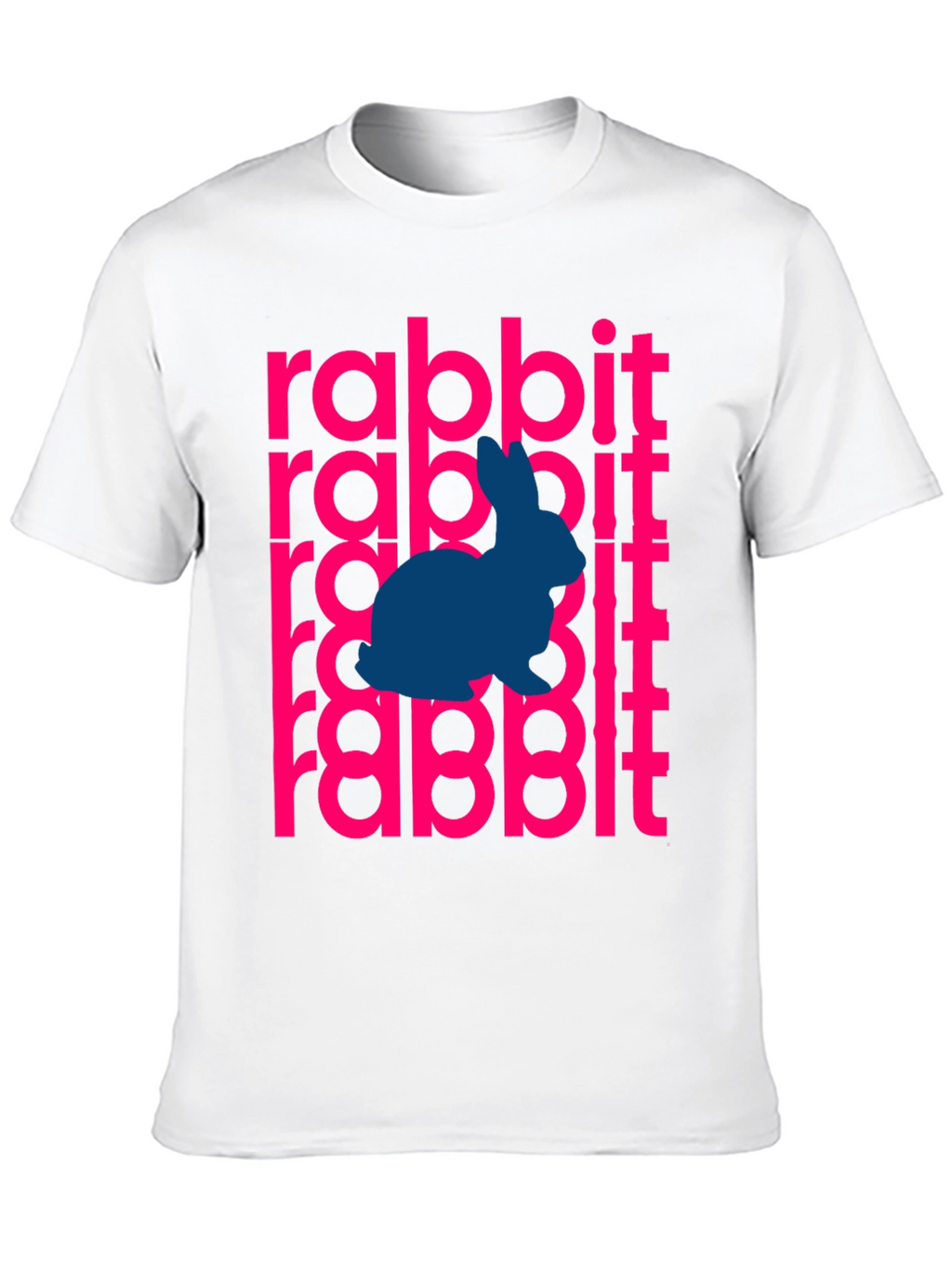 Rabbit Graphic T-Shirt - Mens Black Tee