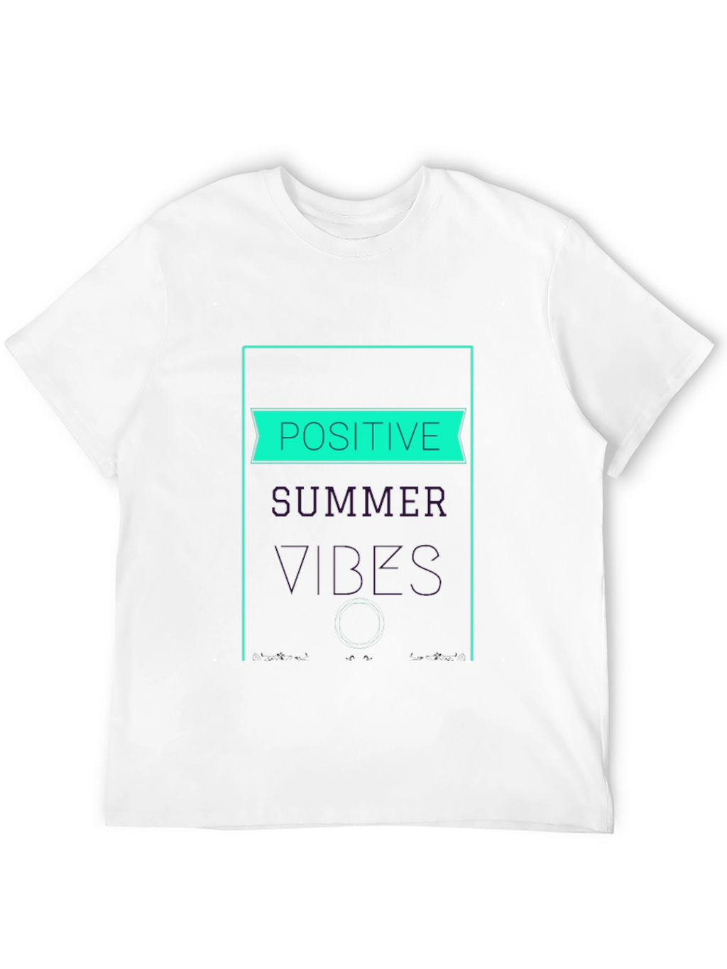 Positive Summer Vibes T-Shirt - Black Graphic Tee