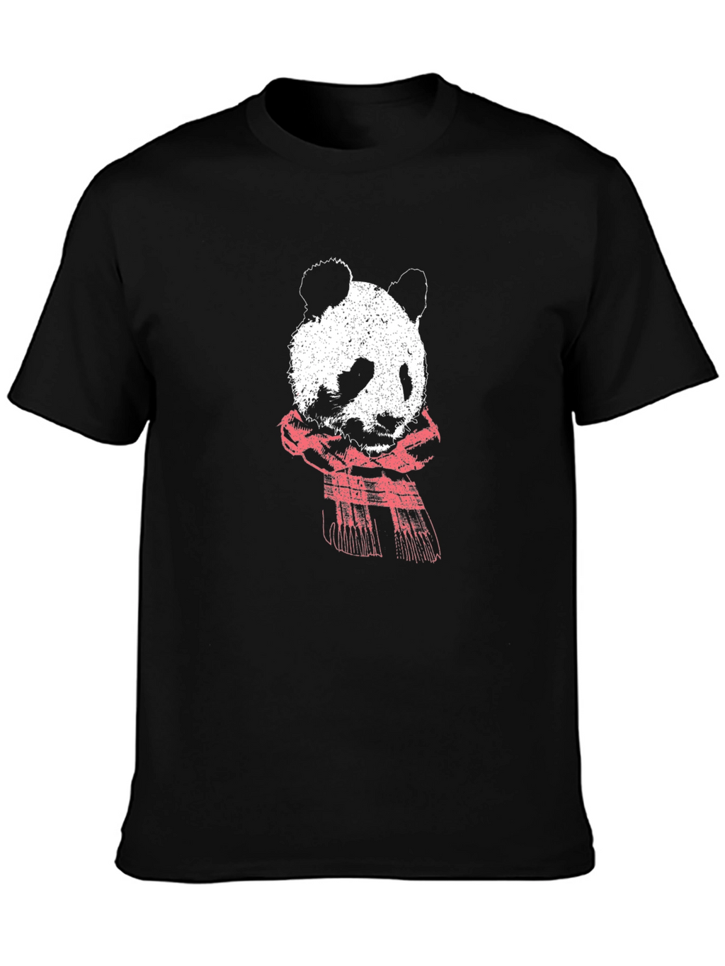 Panda Graphic T-Shirt - Black Cotton Tee