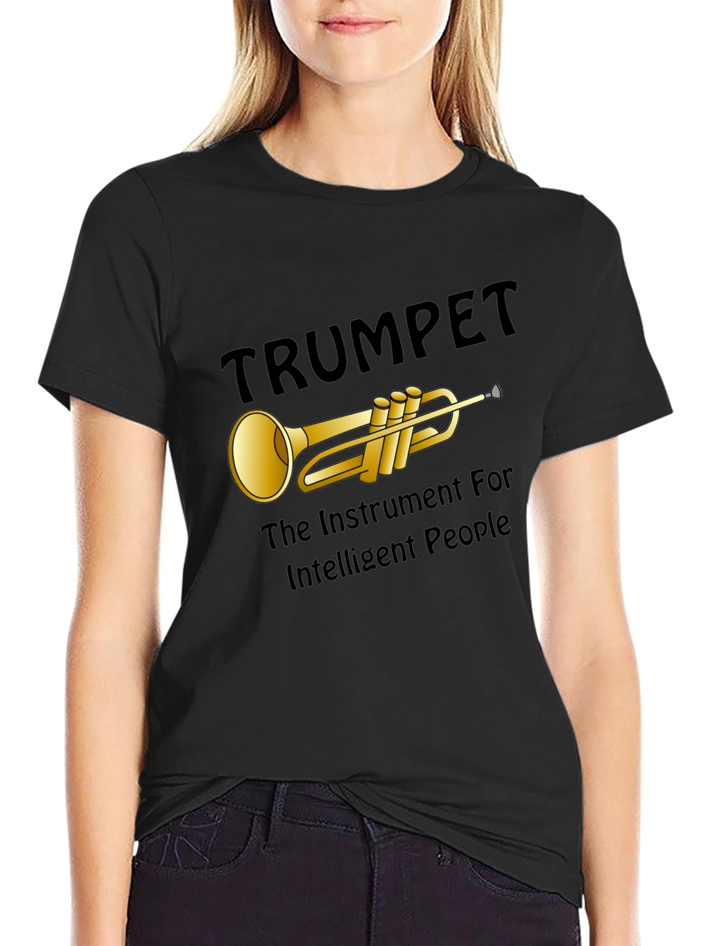 Trumpet Instrument T-Shirt for Intelligent People