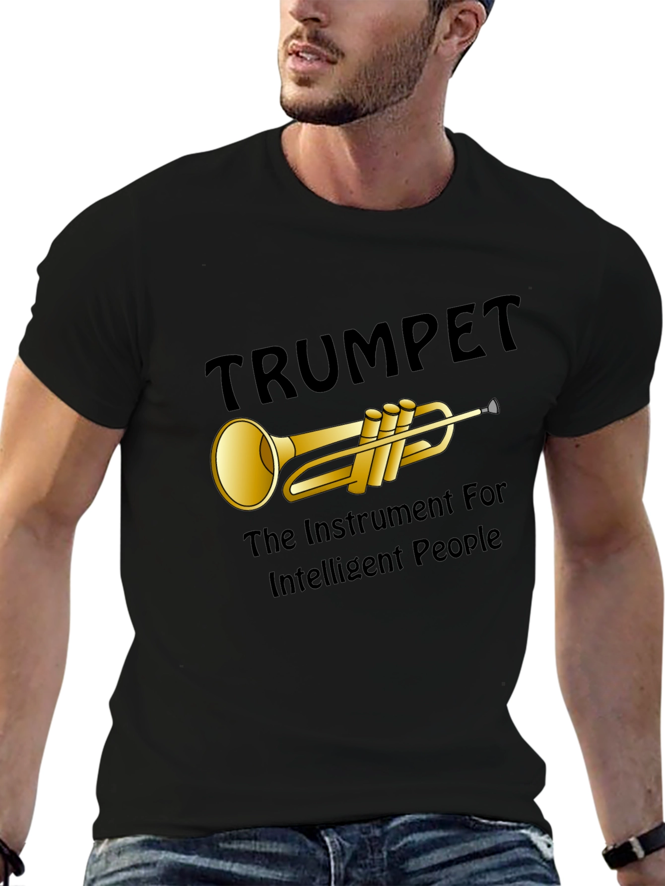 Trumpet Instrument T-Shirt for Intelligent People