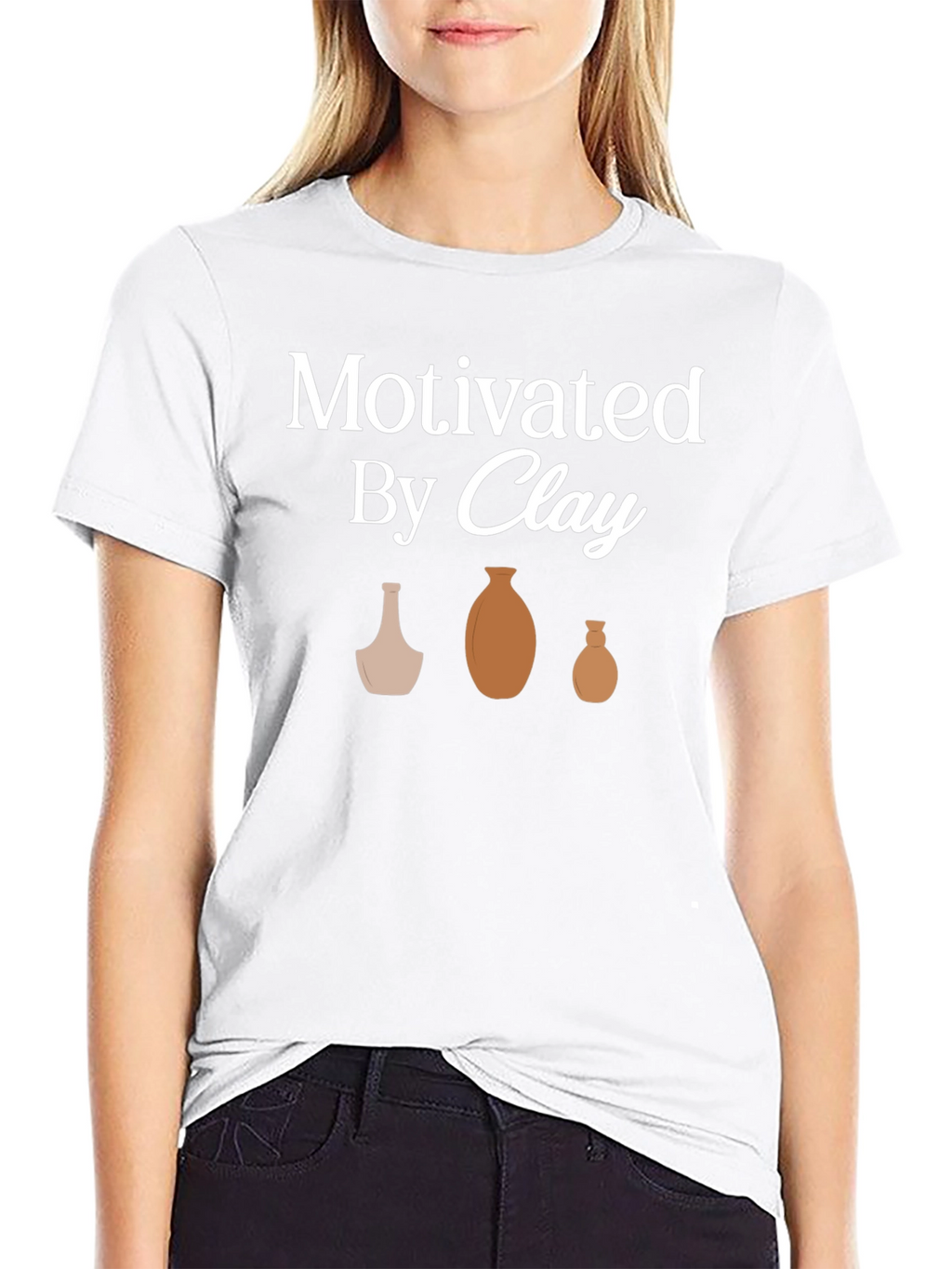 Motivated By Clay Pottery Graphic T-Shirt